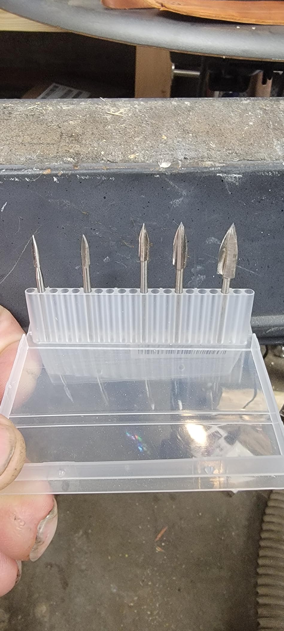 Wood Carving Drill Bits Set for Dremel Rotary Tool 5Pcs Engraving Drill Accessories customer photo 1