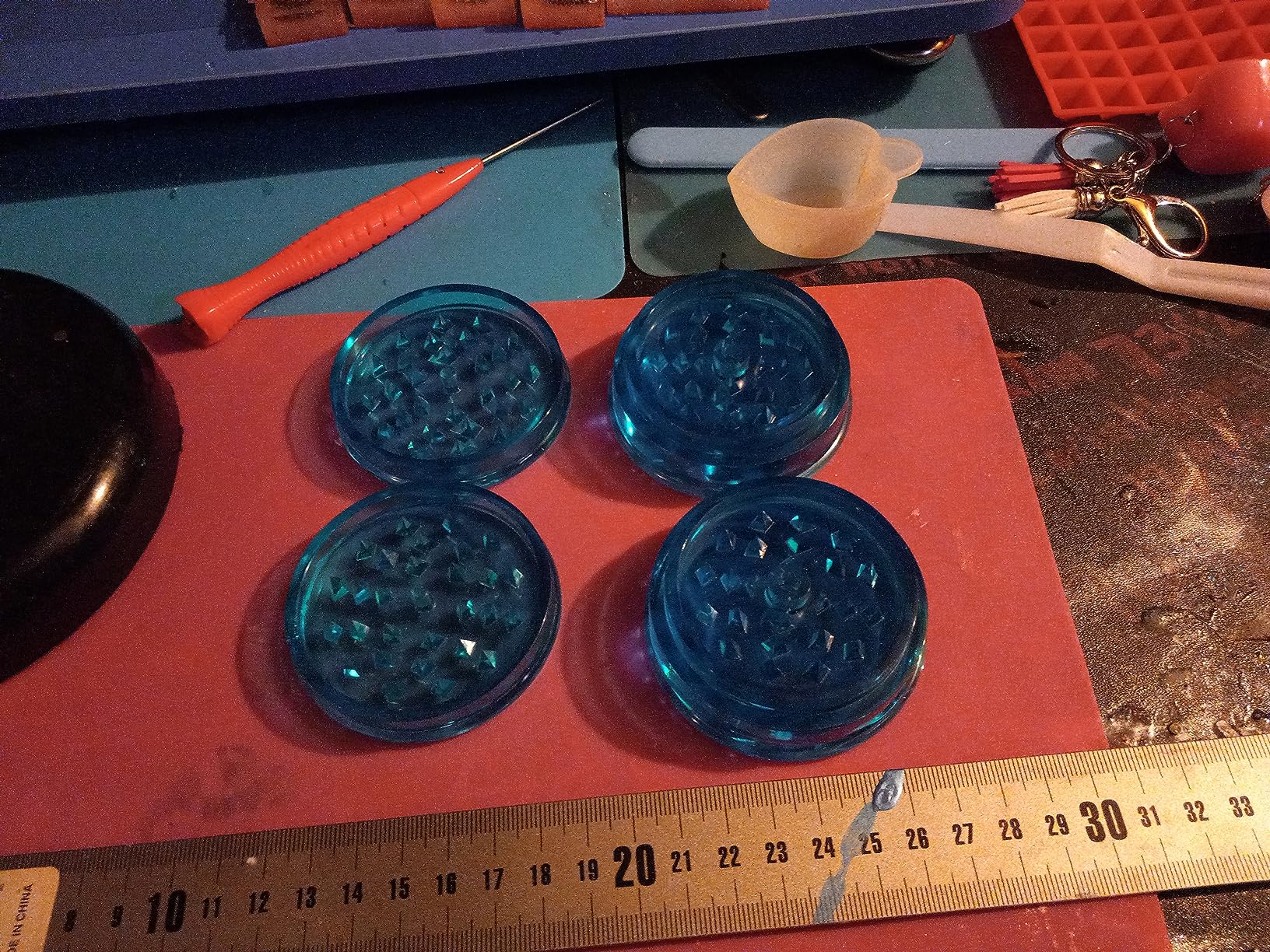 Ashtray Resin Mold and Spice Grinder Mold, Large Square Silicone Molds for Resin, Herb Grinder Mold for Resin Casting, Epoxy Resin Mold for DIY Crafts (Square) customer photo 2