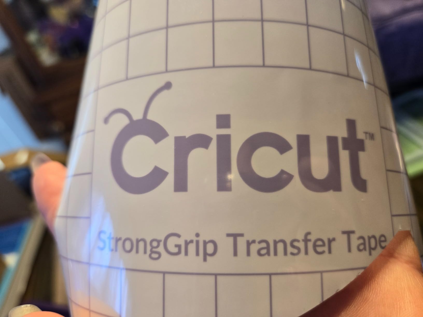 Cricut Smart Permanent Vinyl - Shimmer Purple, 3ft Roll (13'x36') for Explore and Maker 3 - Matless Cutting customer photo 2
