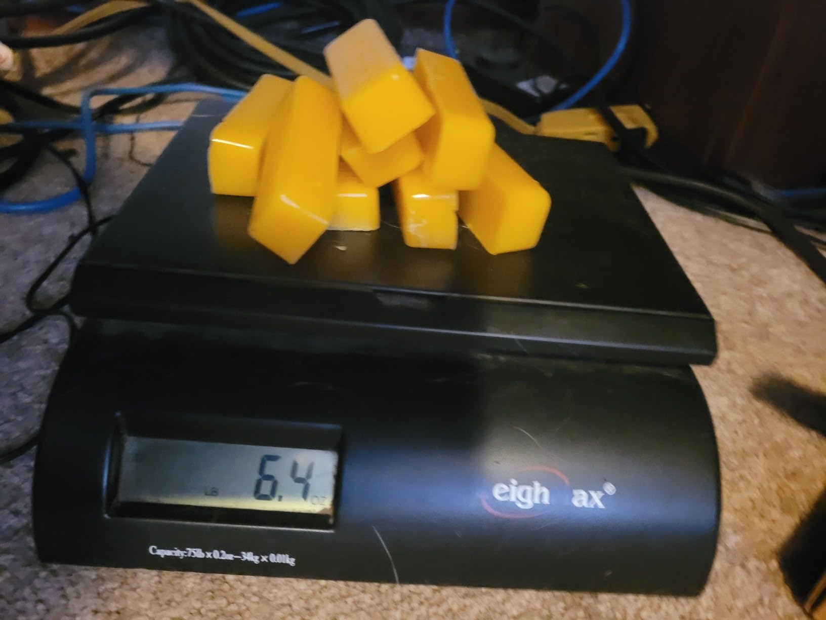 Eco Lux 8 Yellow Beeswax Blocks 100% Pure Natural Organic Bees Wax 6.5oz customer photo 2