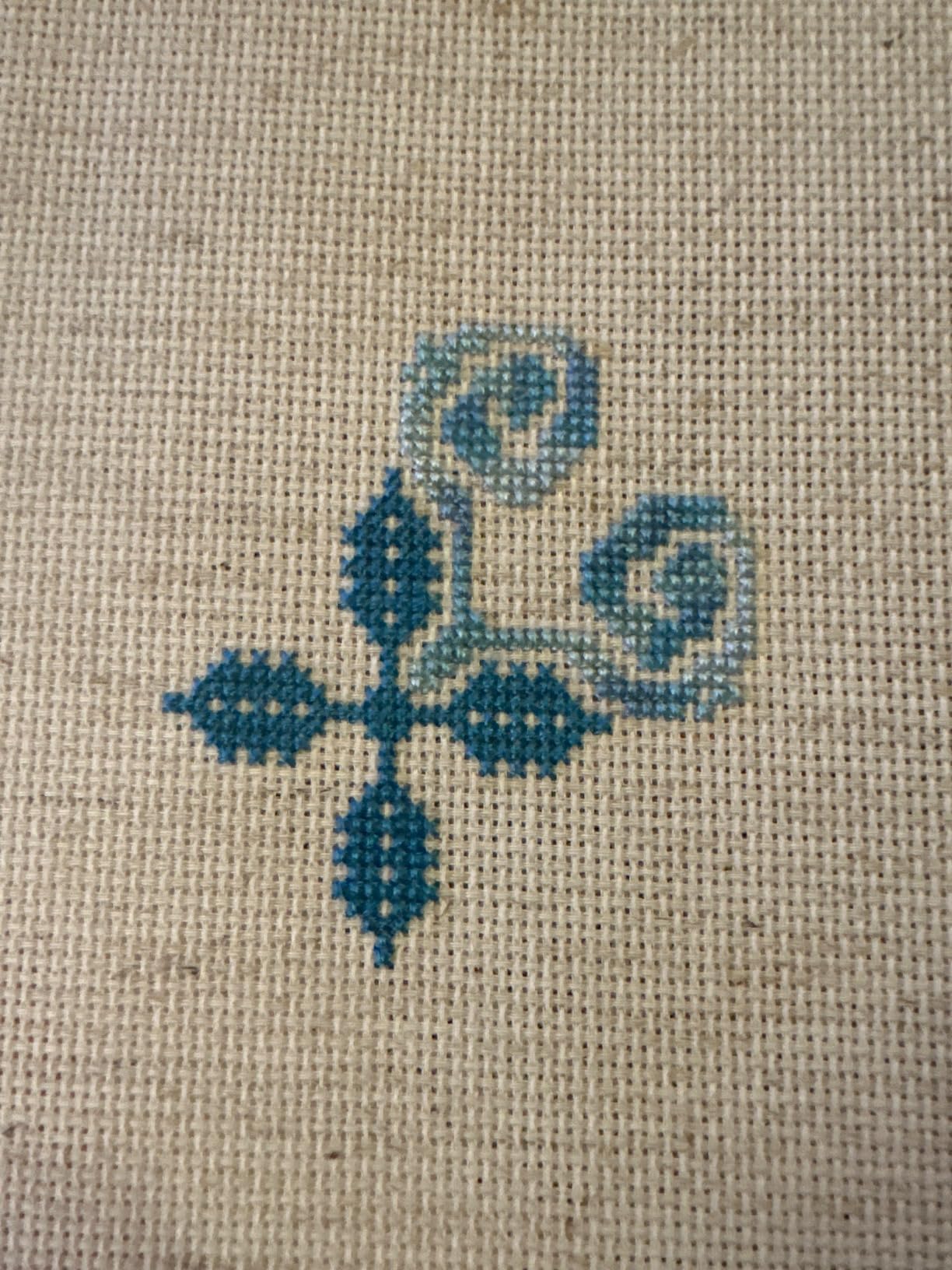 Aida Cloth Big Size 14 Count, Natural Oatmeal Cross Stitch Fabric, 60 inch by 36 inch (60 inch by 1 Yard) customer photo 2