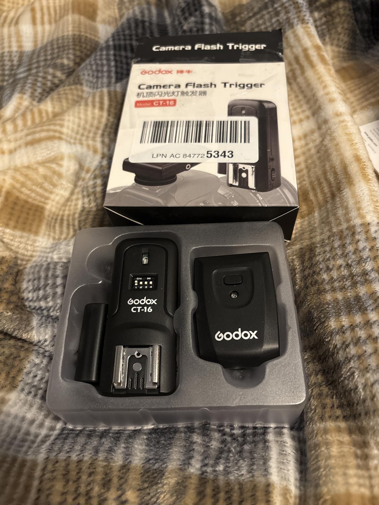Godox CT-16 Wireless Radio Flash Trigger Receiver Kit, 16 Channel 433MHz, 3-in-1 Flash Transmitter and Receiver for Canon Nikon Pentax DSLR customer photo 2