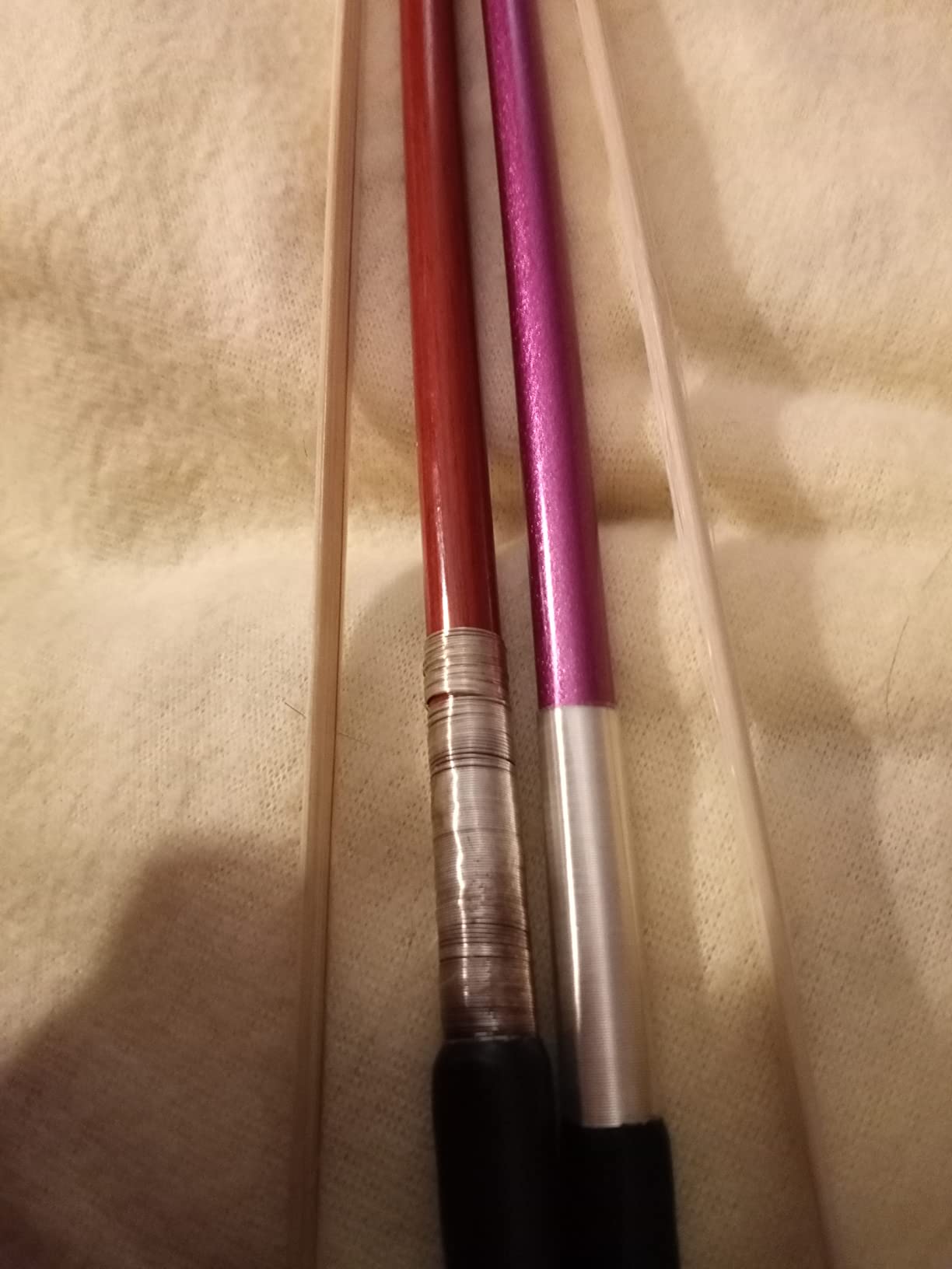 LIEKE Carbon Fiber Violin Bow 4/4 Full Size Lightweight Fiddle Bow (4/4 size) customer photo 2