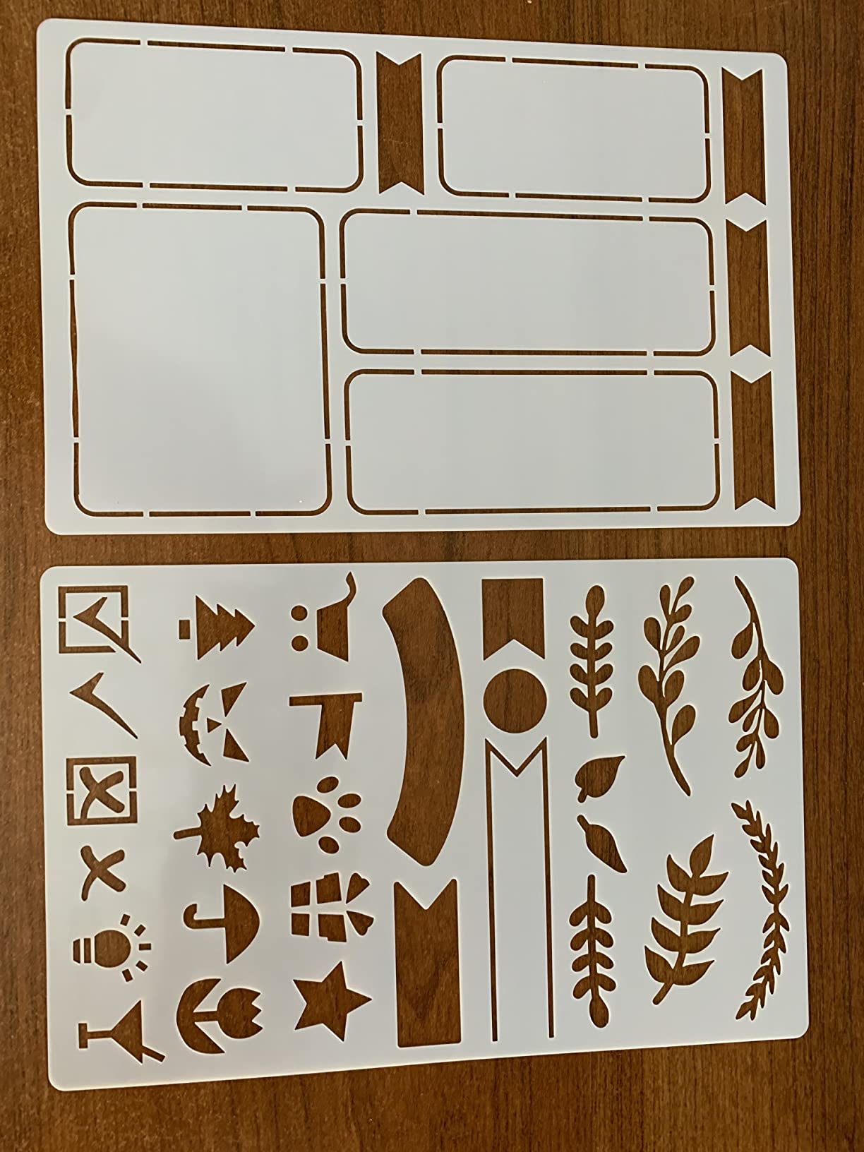 ALODNY 16 Pcs Journal Stencils Set - Time Saving Bullet Journaling Supplies/Accessories Kit - Ultimate Productivity Planner Stencil for Bullet Journal Stencils A5 Dotted Journals | Time Saving Bullet Journal Supplies Kit-Back to School Supplies Planner Stencil for Bullet Journal Stencils A5 Dotted Journal customer photo 2