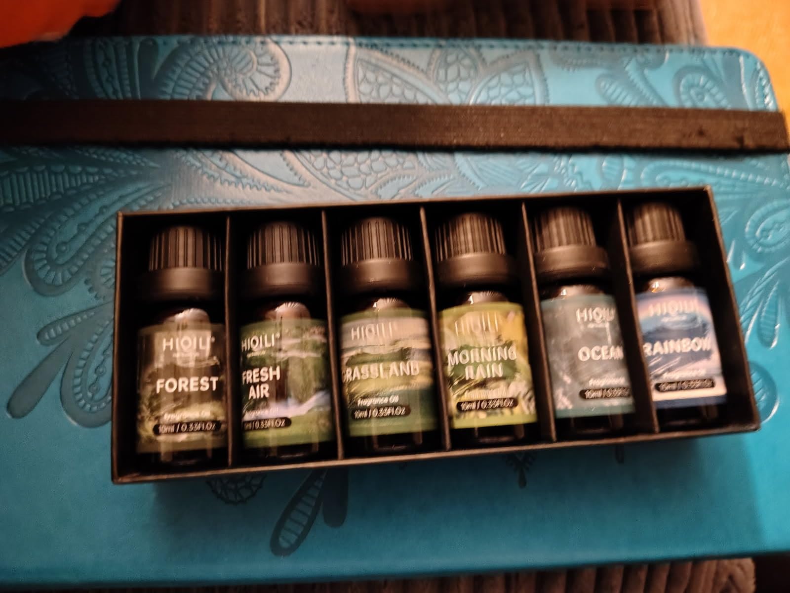 HIQILI Nature Fragrance Oil Trial Set, Scented Oil for DIY & Diffuser | Essential Oils Set for Soy Candles Slime Home Car Aromatherapy, for Men Women Halloween Thanksgiving - 6x10ml customer photo 1