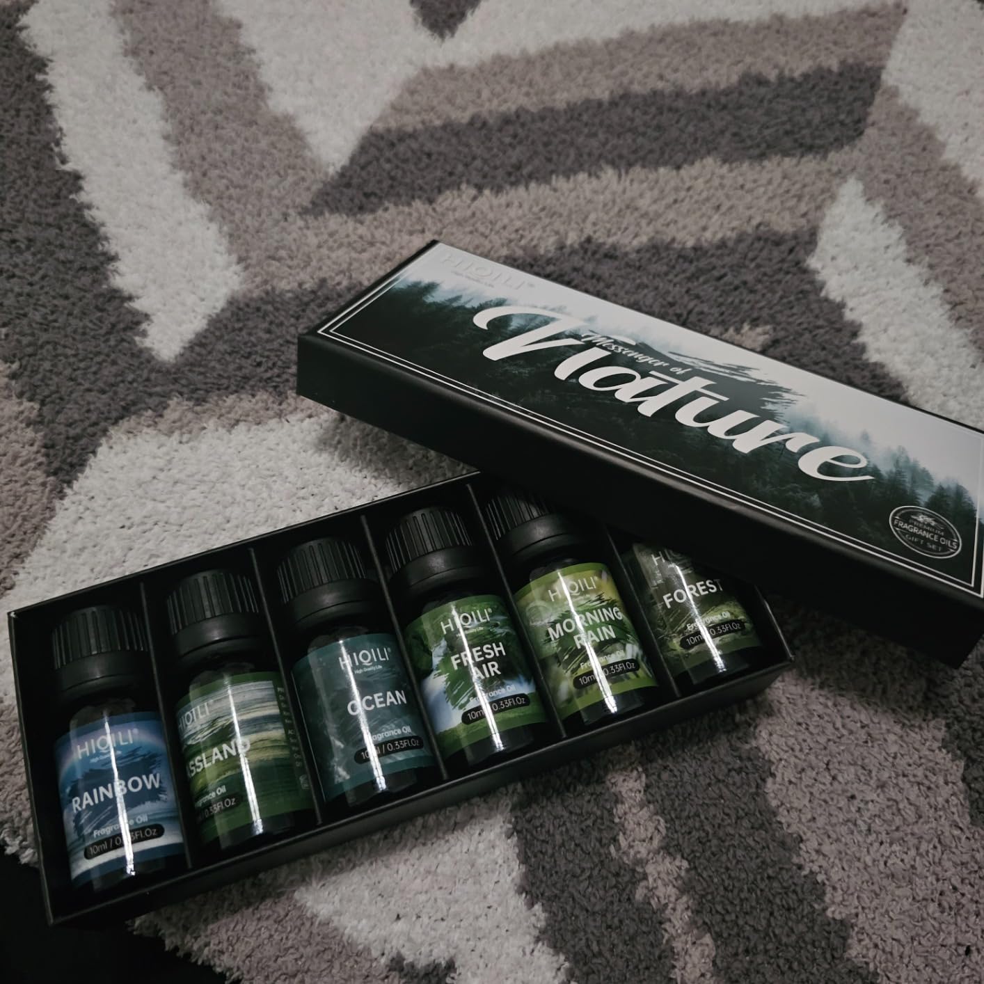 HIQILI Nature Fragrance Oil Trial Set, Scented Oil for DIY & Diffuser | Essential Oils Set for Soy Candles Slime Home Car Aromatherapy, for Men Women Halloween Thanksgiving - 6x10ml customer photo 2