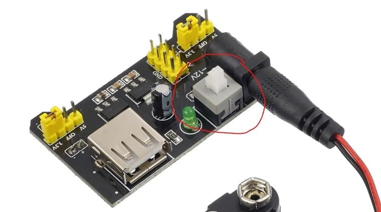 Breadboard Kit with Power Supply Module, Jumper Wires, Battery Clip, 830 & 400 tie-Points Breadboard customer photo 1