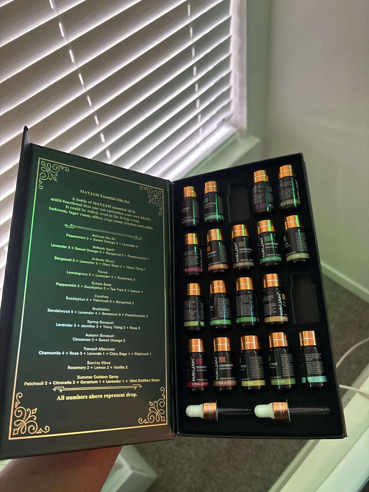 MAYJAM Tea Tree 20 Pcs Pure Essential Oil Gift Set, for Diffuser, Humidifiers, Skin Care, Massage, Fragrance Oil Scent for DIY Candle and Soap Making, Gift for Friend (5ML) customer photo 1