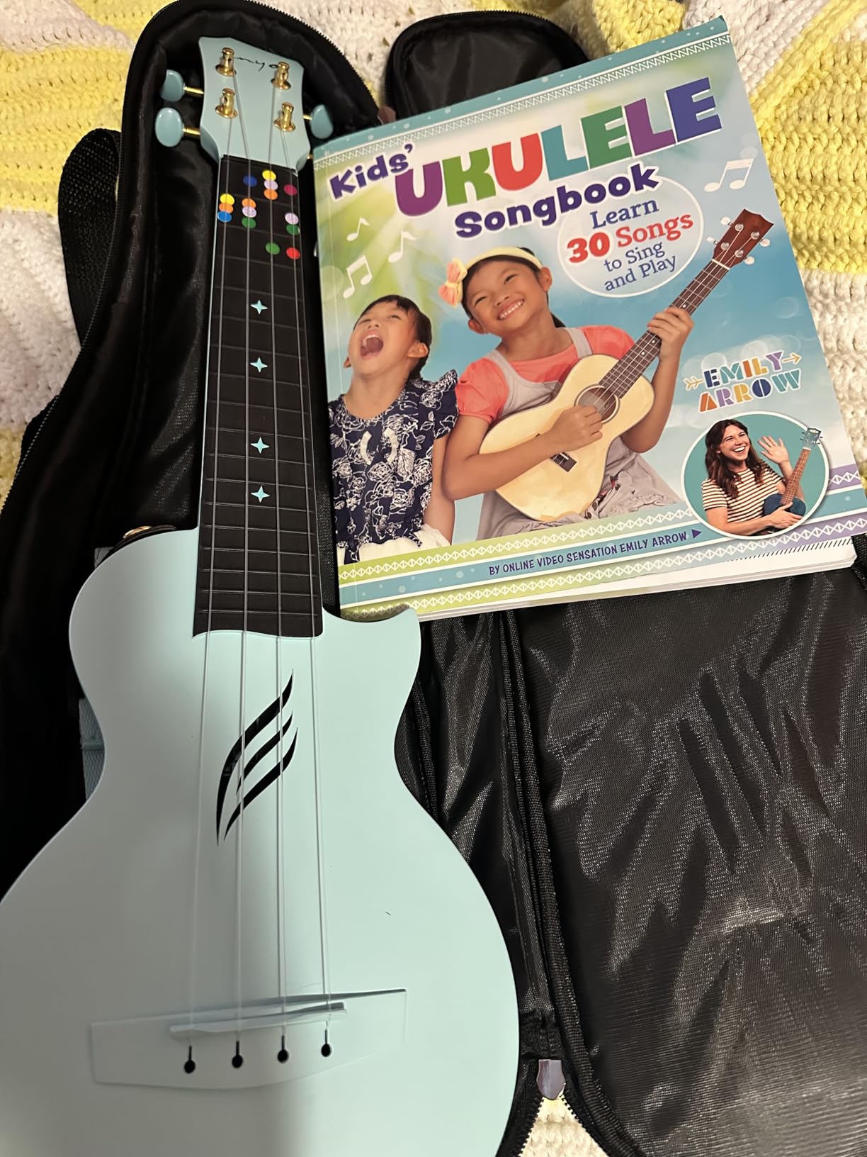 Enya Tenor Ukulele 26 Inch Carbon Fiber Cutaway Travel Ukelele Nova U Pro White customer photo 1