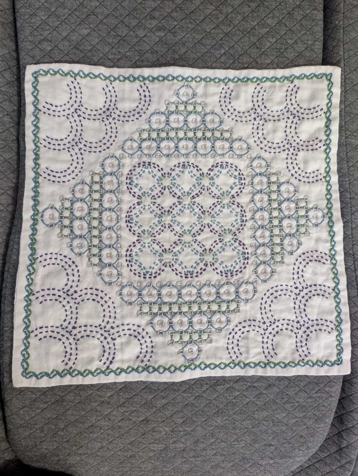 Olympus Sashiko Kits Sashiko Sampler Sashiko Thread Sashiko Needle (Daisy) customer photo 1