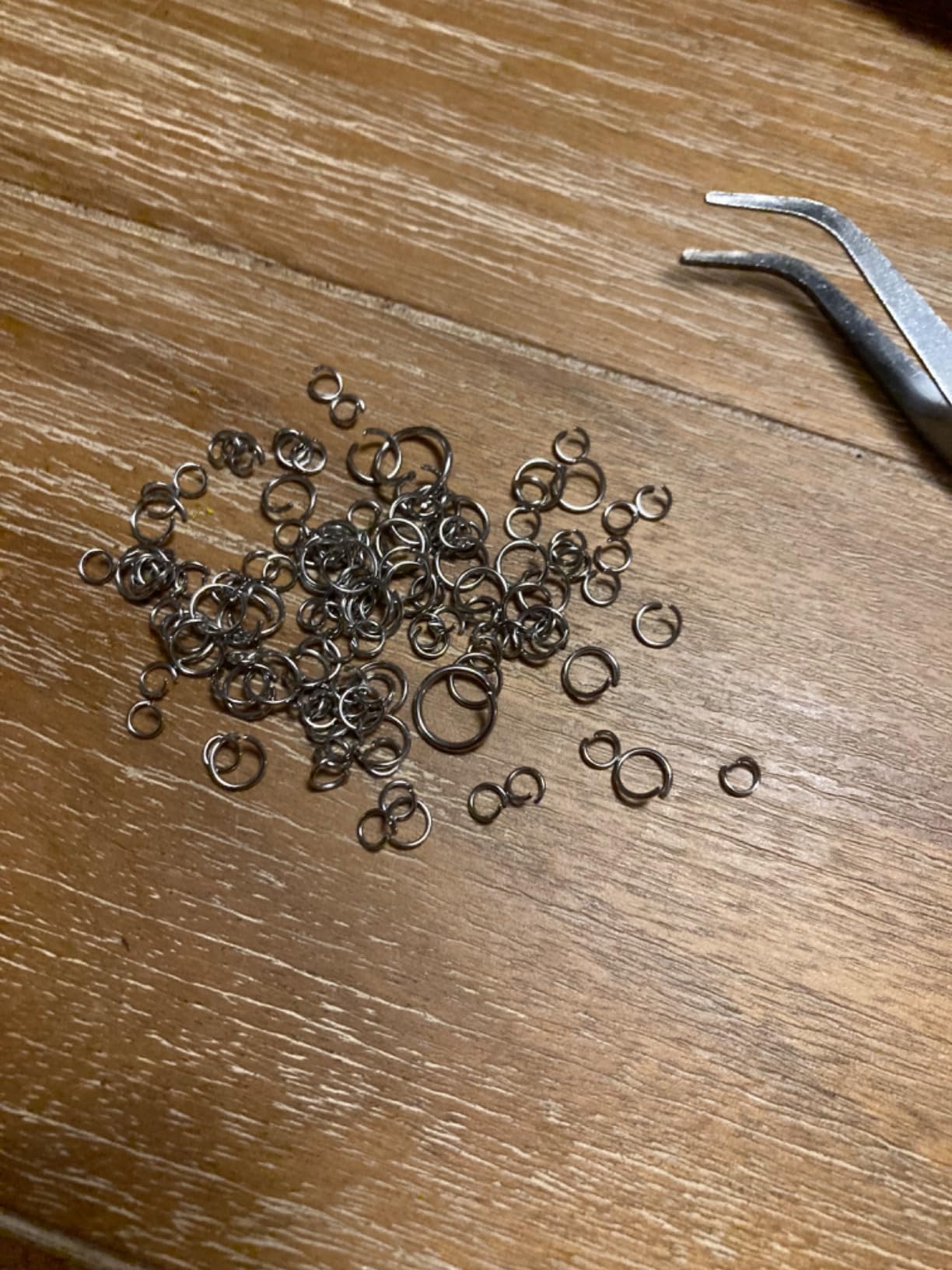 ZYNERY 1500pcs 304 Stainless Steel Open Jump Rings with Jewelry Rings and Tweezers and Jewelry Pliers for Jewelry Making Supplies, Fix, Wire Wrapping, Crafts customer photo 2