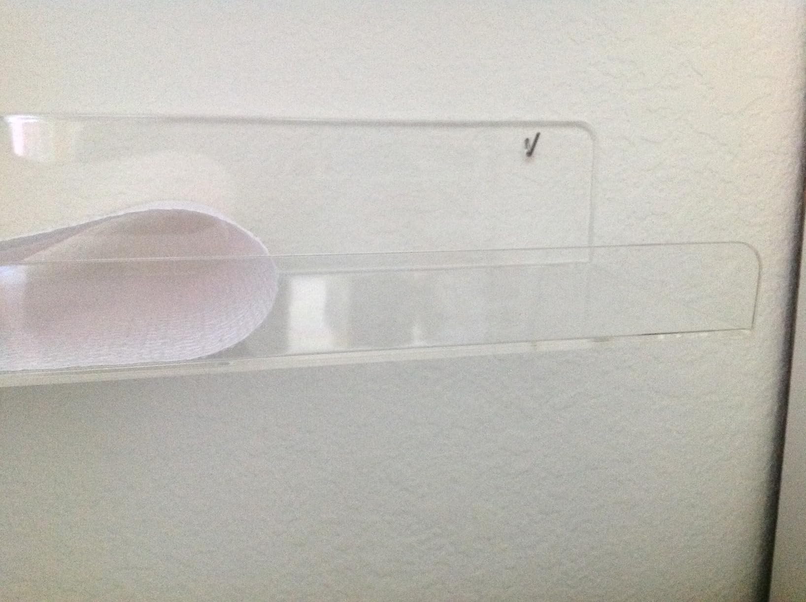 Sooyee Acrylic Shelves,8 Pack 15 Inch Floating Wall Mounted Shelves, Funko Pop Display Case,Invisible Kids Book Shelf,Picture Ledge Shelf Decor Accents,Bathroom Shelf,Clear customer photo 2