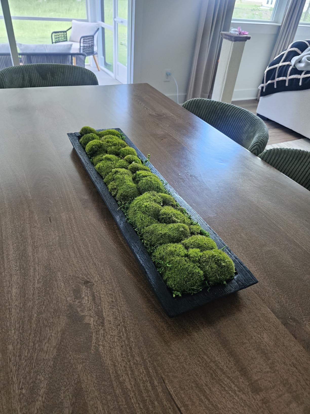 1.5 Sq. Ft. Preserved Moss Pole Decorative Moss for Crafts, Art, Wall Decor, Dark Green customer photo 2
