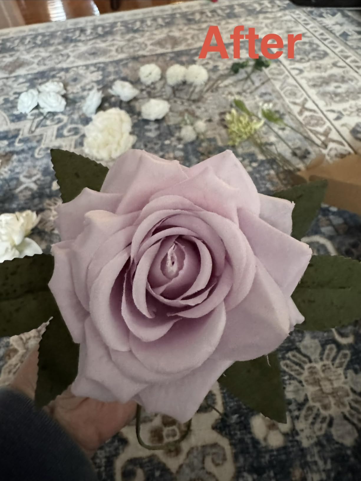 AmyHomie Champagne Artificial Flowers Combo Silk Mix Peony Rose Hydrangea Fake Flowers w/Stem for DIY Wedding Bouquets Centerpieces Arrangements Table Party Bridal Baby Shower Home Fall Decor customer photo 1