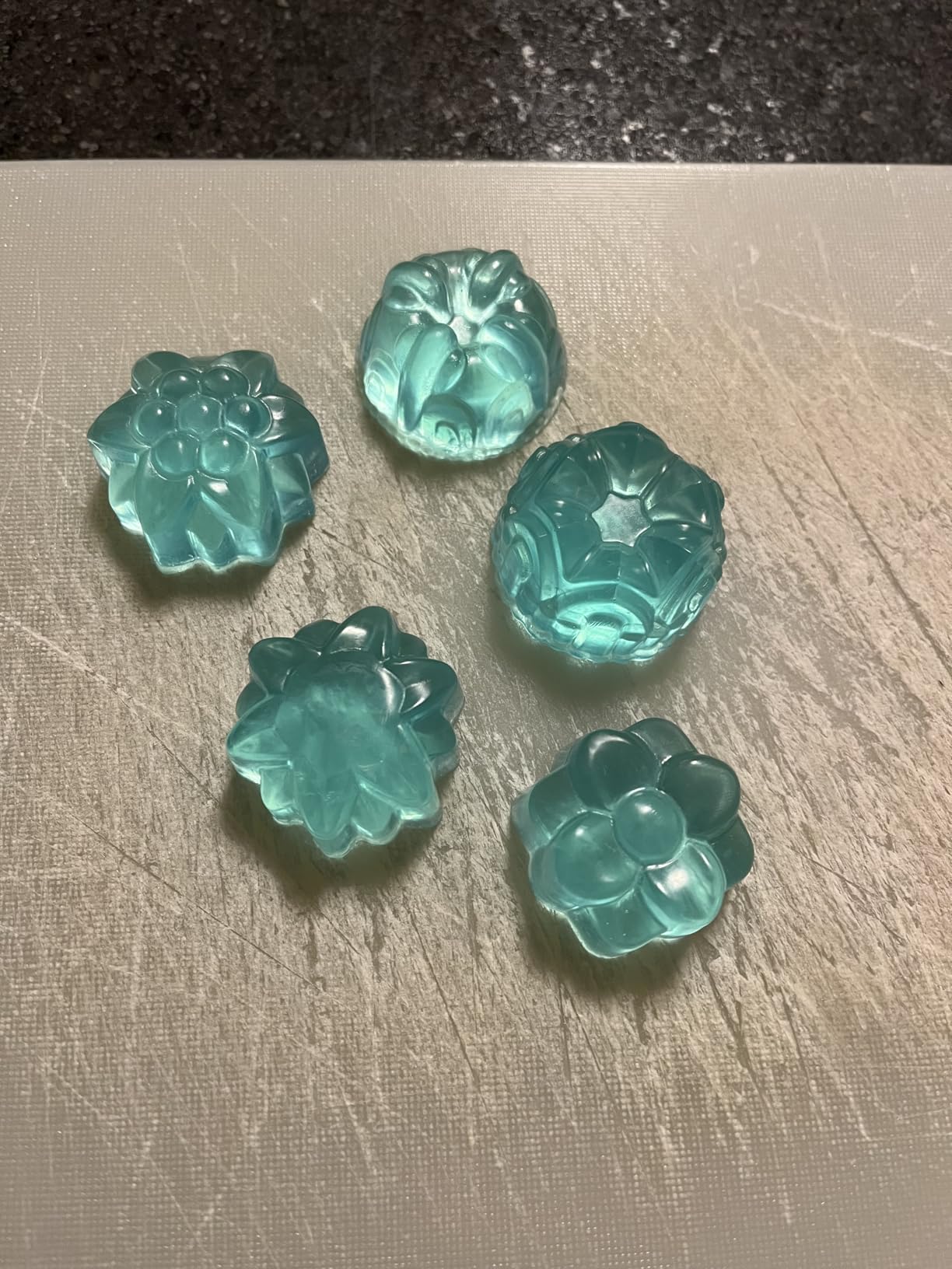 3 Pack Flower Soap Molds, 12 Cavities Different Shapes Silicone Molds for Soap, Lotion Bar, Bath Bombs, Chocolate, Candy customer photo 1