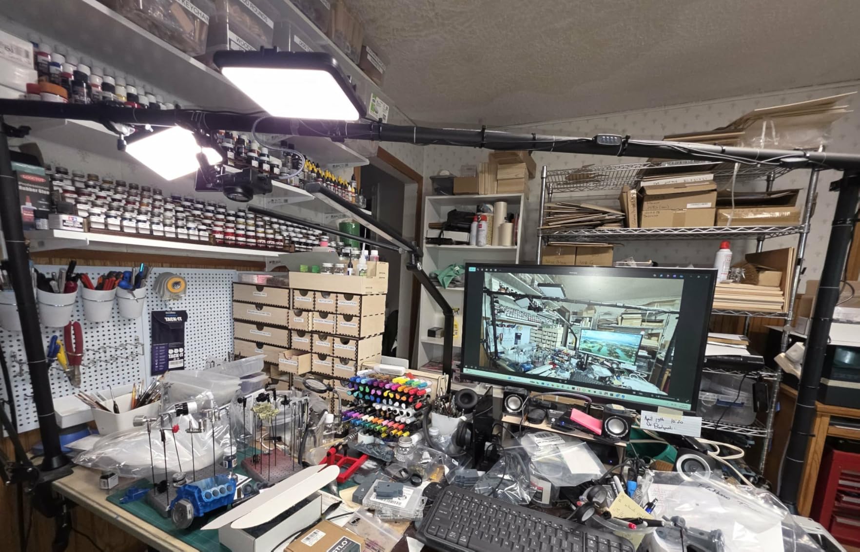 JUSMO LS15 Pro Camera Desk Mount, Aluminum Overhead Camera Mount Rig, Table Multi-Device Pole to Mount Magic Arm Clamp, DSLR, Cameras, Phone, Light, Microphone, Streaming, Studio, Max Load 22 lb customer photo 2