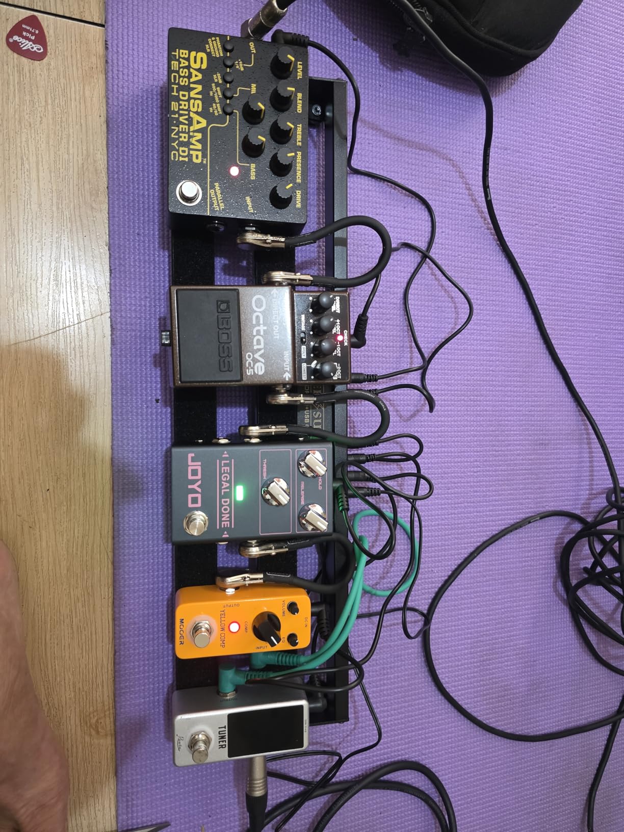 MOOER Compressor Pedal, Yellow Comp Mini Portable Compression customer photo 1