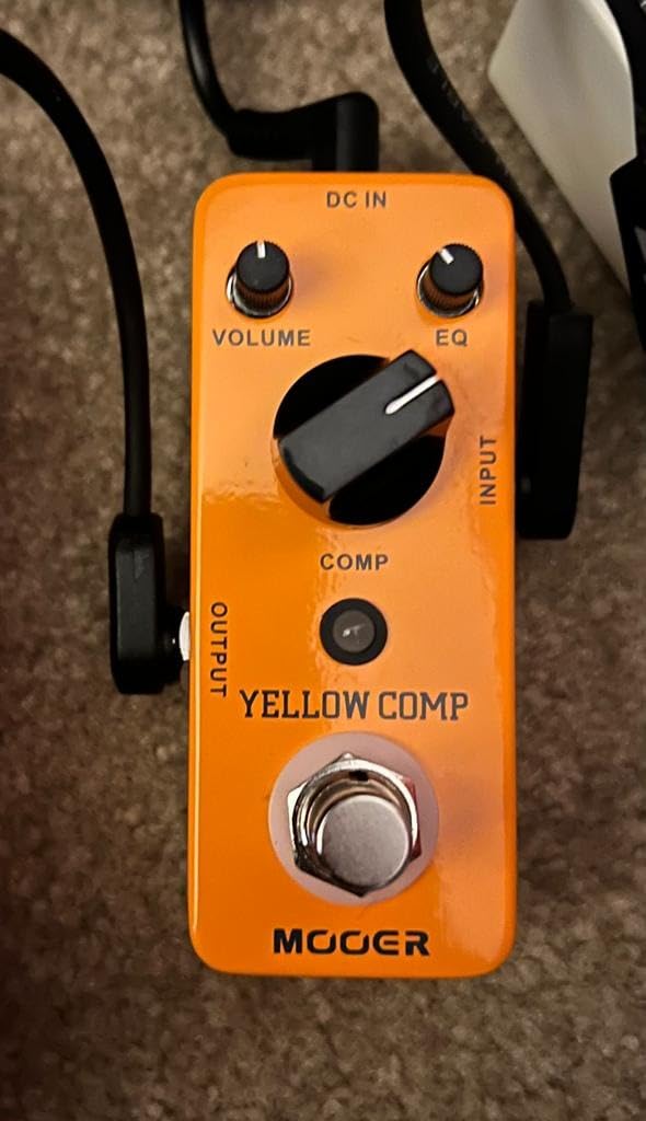 MOOER Compressor Pedal, Yellow Comp Mini Portable Compression customer photo 2