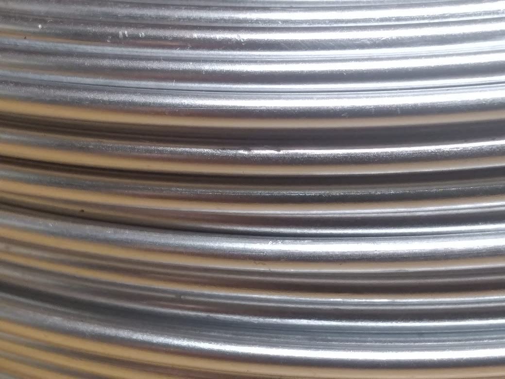 Aluminum Armature Wire for Sculpting, 2 mm Thickness Metal Bendable Wire Flexible Wrapping Weaving for Crafts, Jewelry Making, Doll Armature, Modeling DIY (12 Gauge, 118 Ft, Silver) customer photo 2