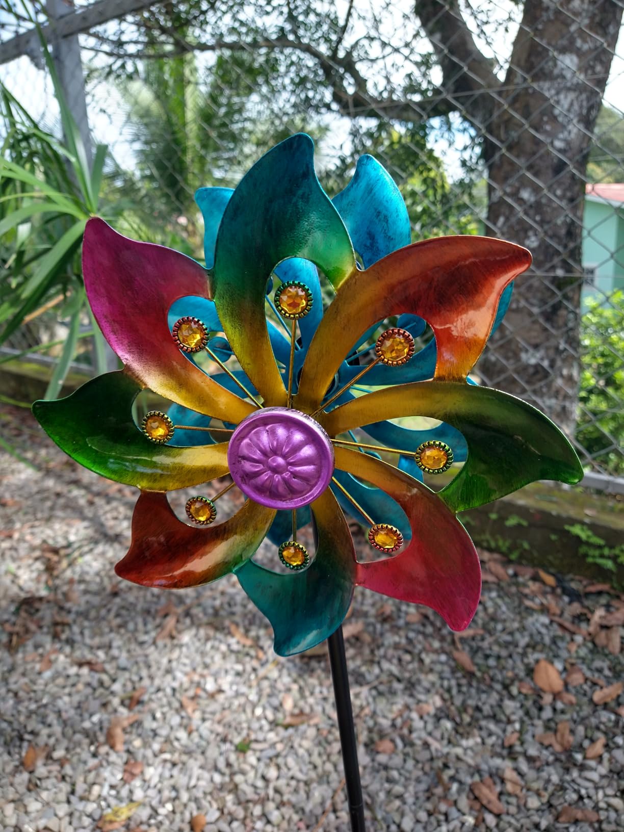DREAMYSOUL Wind Spinner Outdoor Metal, 37