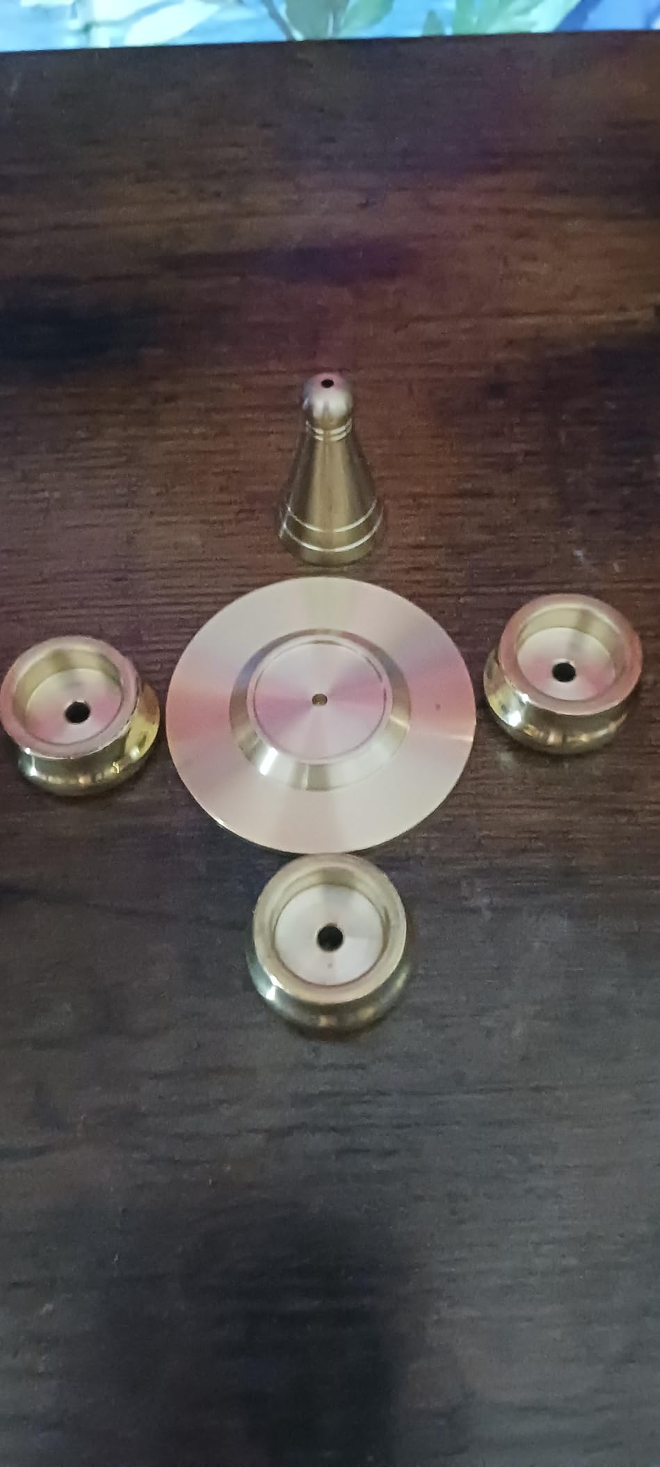 Incense Cone Mold/Mould, DIY Incense Making Kit, Incense Holder for Sticks, Mini Dual-Purpose Copper Incense Cone with Detachable Ash Catcher(2 Styles) customer photo 1