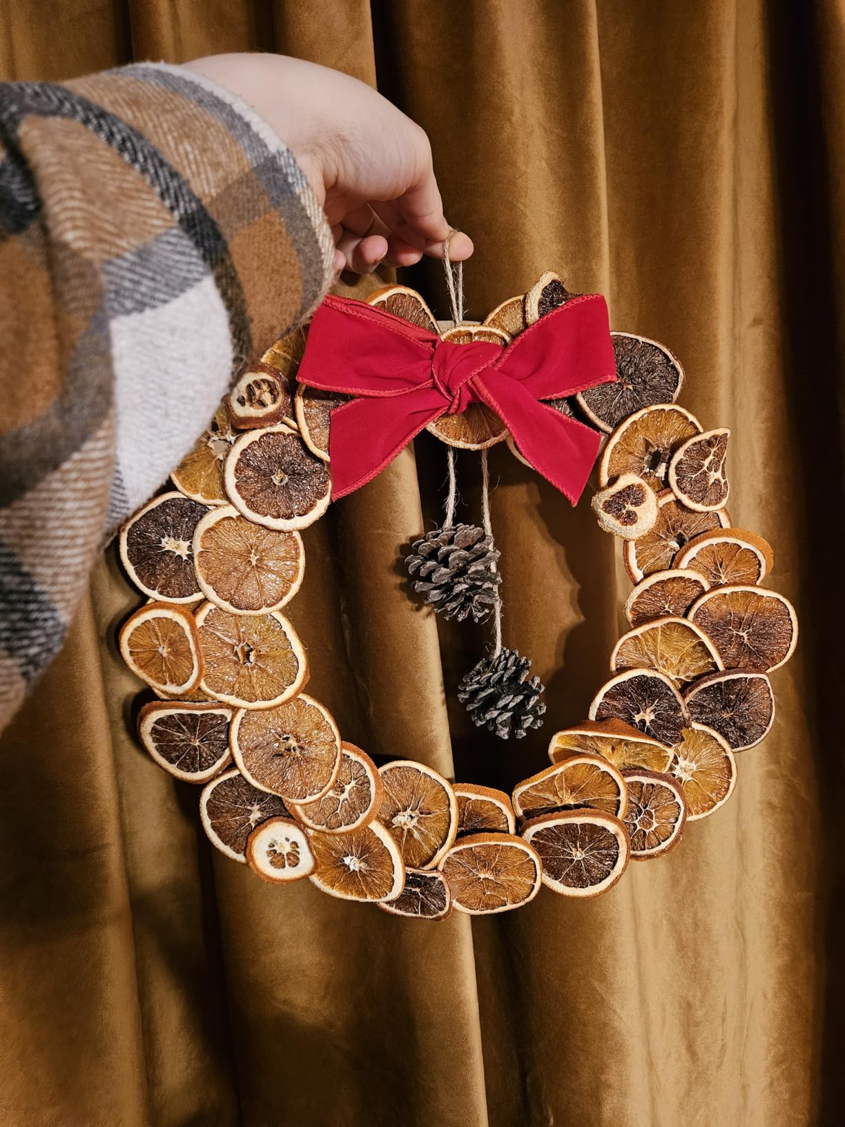 10 Pieces Large Hanging Round Wreaths 12In Cardboard Wreath Rings for DIY Crafts Paper Round Circle Christmas Hanging Ornaments Decorations with Hole Twine for Wedding Christmas Valentines Day Decor customer photo 2