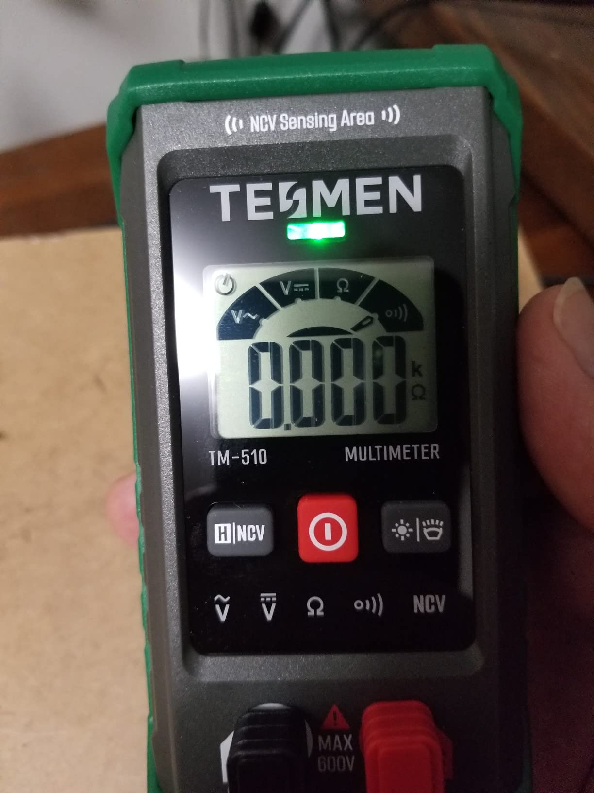 TM-510 Digital Multimeter, 4000 Counts, Smart Measurement, Auto-Ranging Voltmeter; Voltage Tester with Non-Contact Voltage Function, Measures AC/DC Voltage, Resistance, Continuity customer photo 1