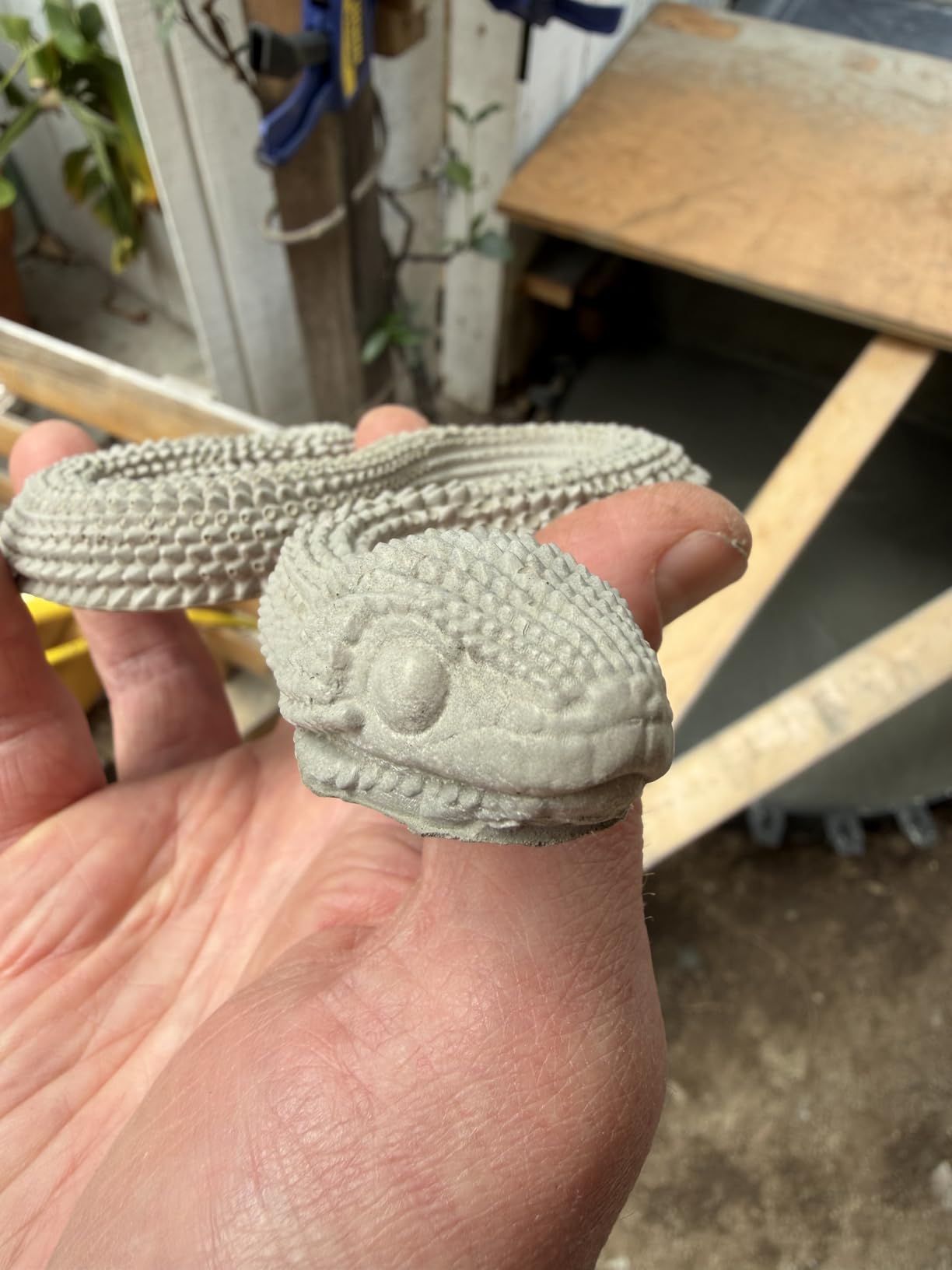 LET'S RESIN Snail Resin Molds Silicone 6inch, Large Animal Molds with Finely Carved Snail Design, 3D Silicone Molds, Casting Resin, DIY Snail Decoration customer photo 1