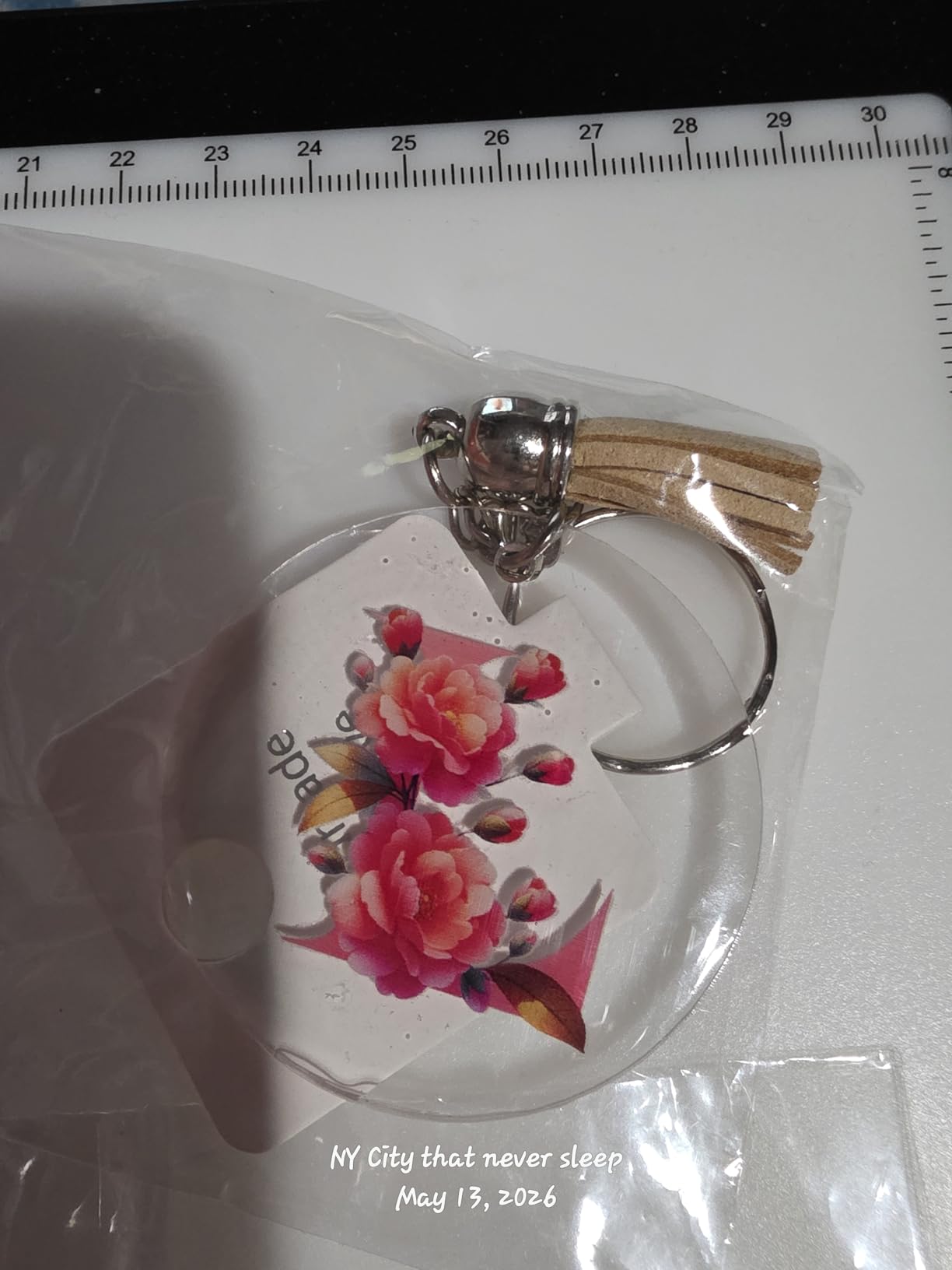 Round Acrylic Keychain Blanks 2 Inch Circle Blanks with Hole | 100 Pcs Clear Acrylic Discs, For Keychains Ornament, Painting and Vinyl Crafts Projects customer photo 1