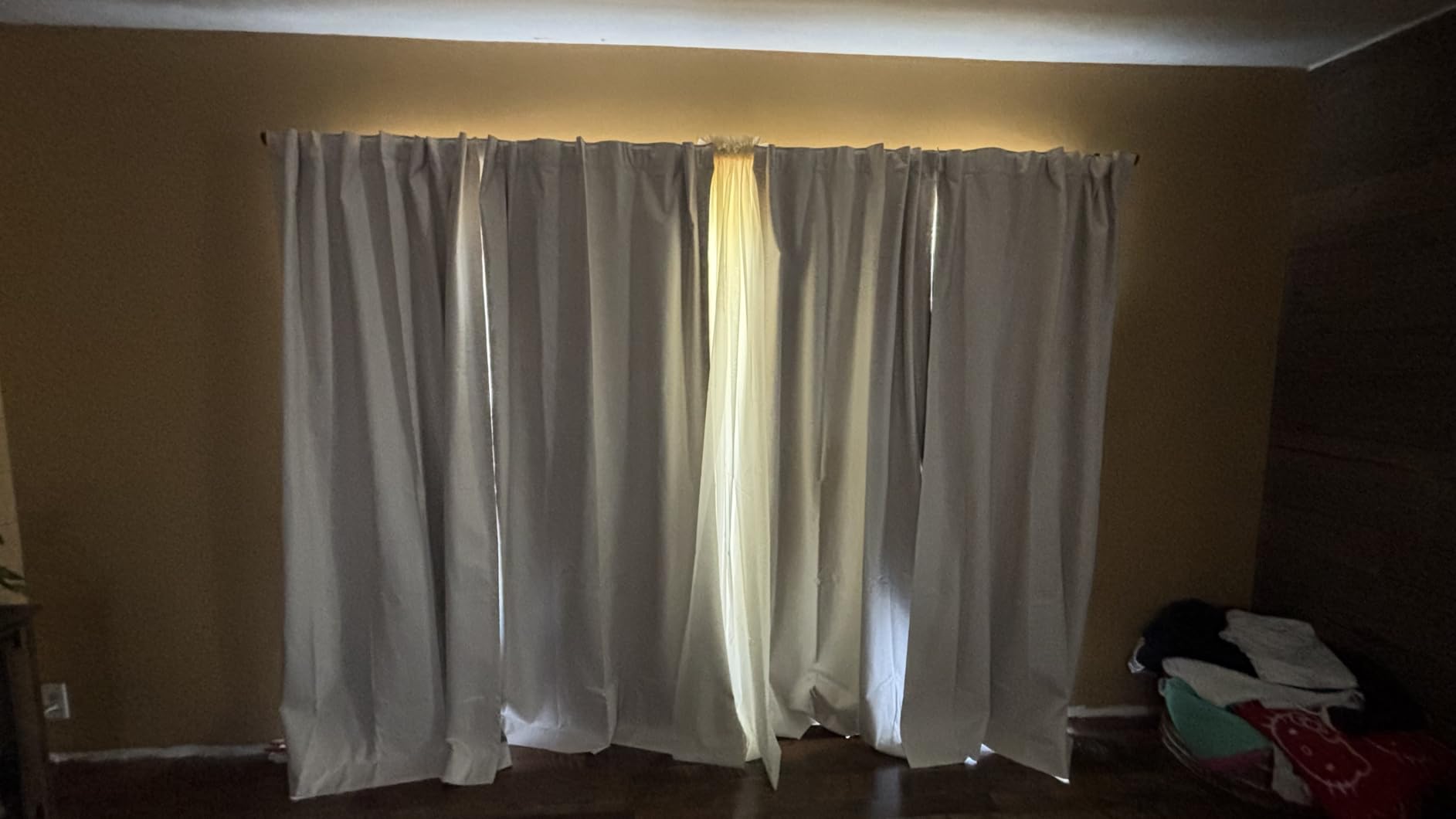 100% Blackout Shield Linen Textured Total Blackout Curtains for Bedroom 84 Inches Long, Back Tab/Rod Pocket Living Room Drapes, Thermal Insulated Blackout Curtains 2 Panels Set, 50