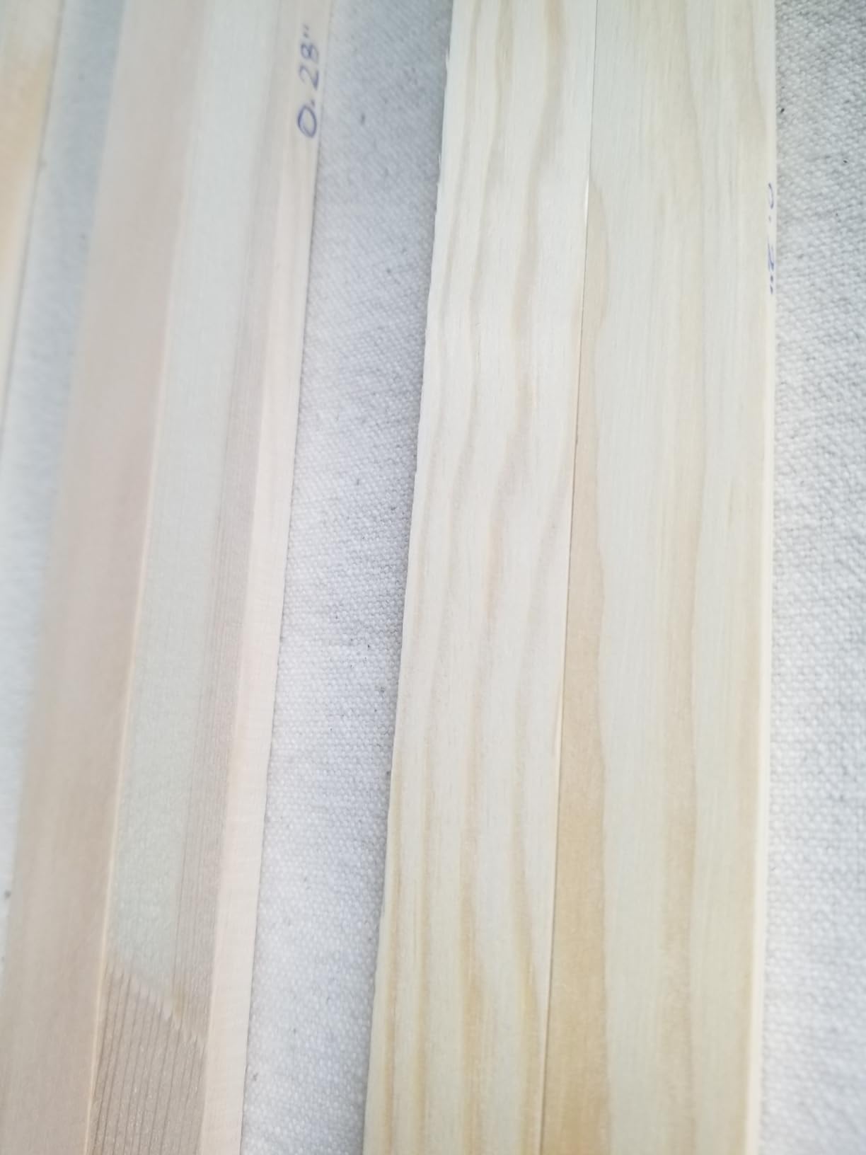 Maitys 6 Pcs Slab Roller Strips for Clay, Wooden Clay Thickness Guides (3 Sizes) 15.8