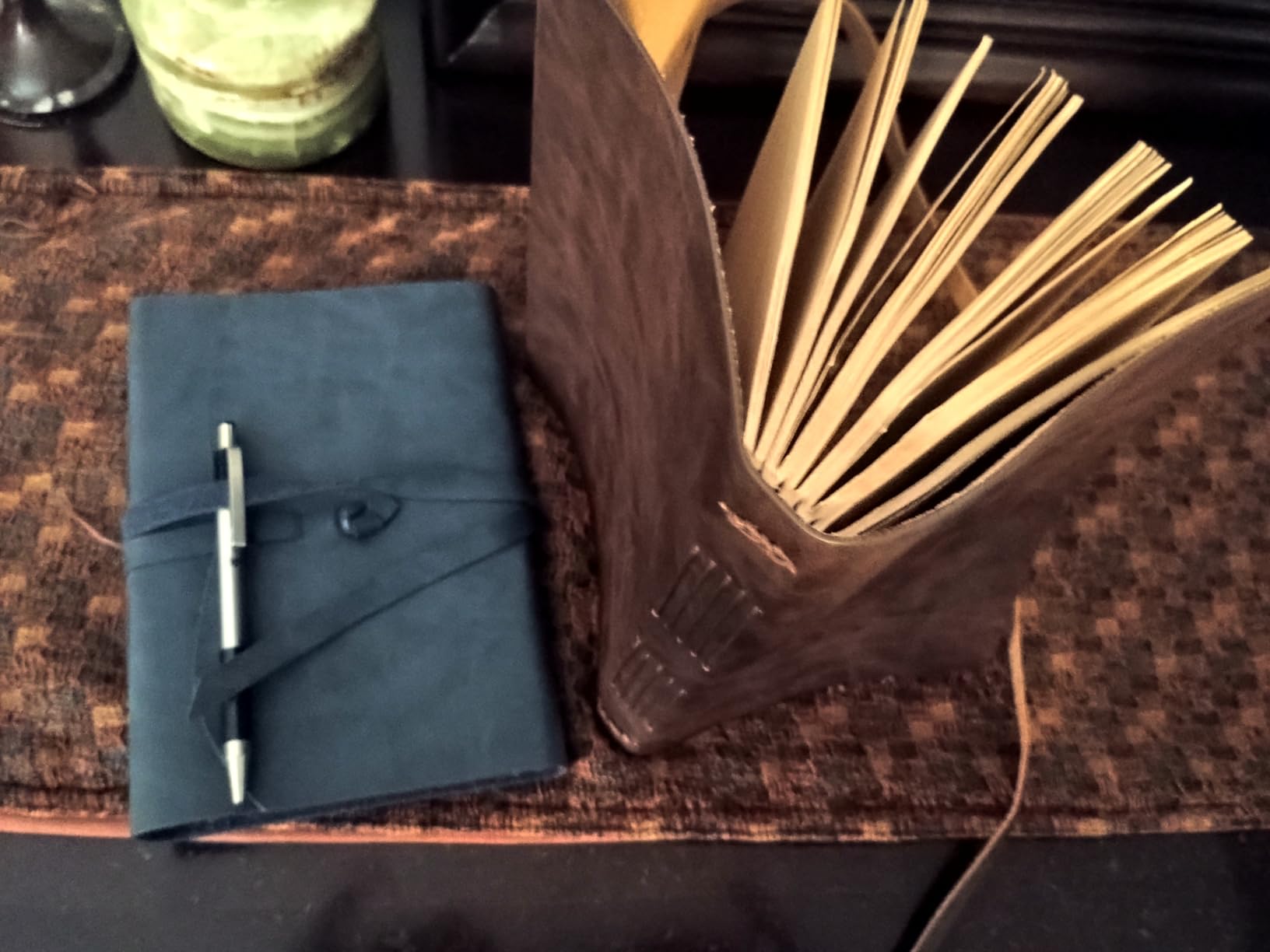 RILIHO Leather Journal Notebook - Genuine Leather Journals for Writing 260 Pages 5x7.1 Inches Vintage Journal For Man and Women Gifts For Man Artist, Travel Journal, Brown customer photo 2