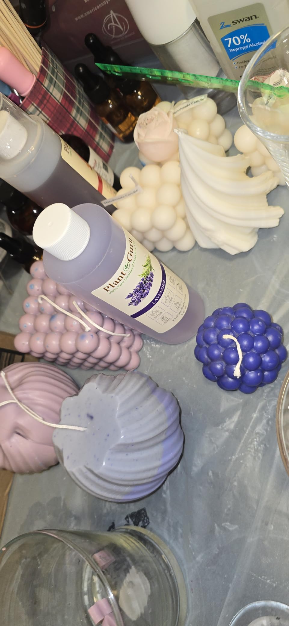 Lavender Fragrance Oil 8 fl. oz. Scented Oil for DIY Soap Making, Candles, Bath Bombs, Body Butters. Used in Aromatherapy Diffusers, Burners and Warmers. Great Addition to Lotions and Creams. customer photo 1