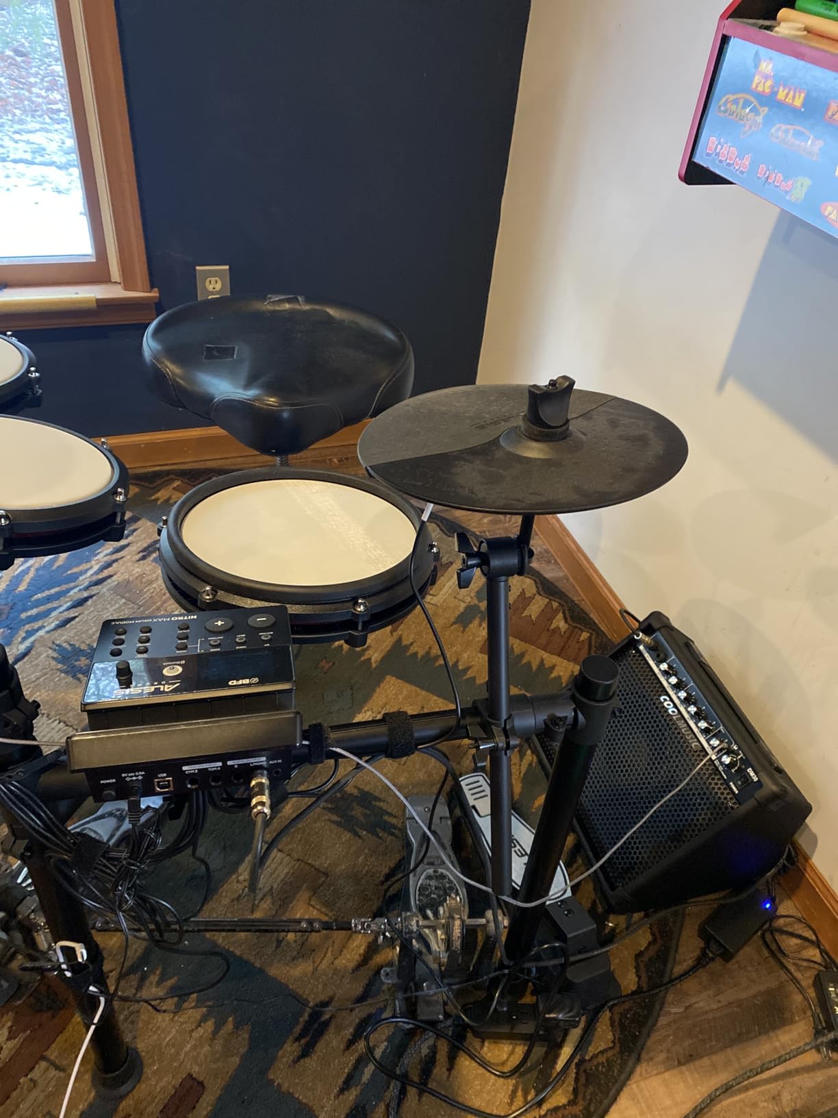 Coolmusic Drum Amplifier 30W, Wireless Electric Drum Speaker Keyboard Amp with 3-Band EQ and DI Out customer photo 1