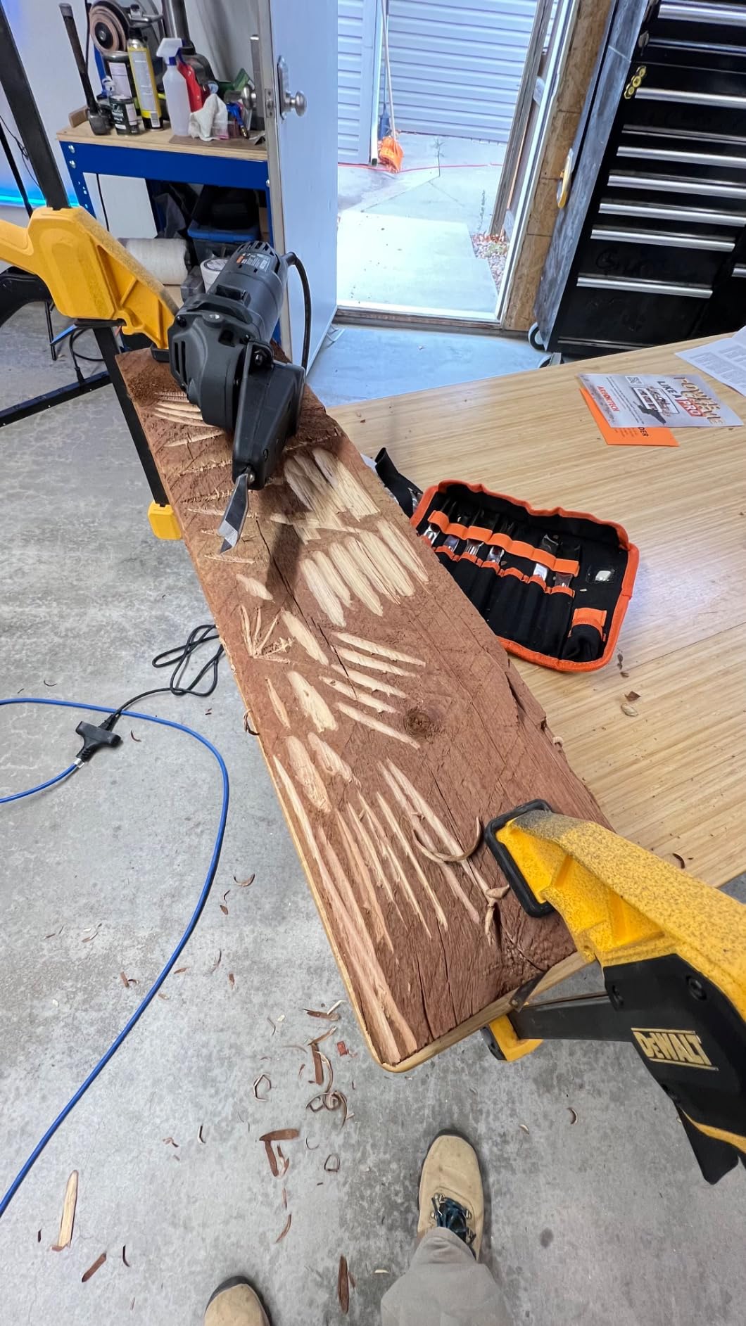 ARBORTECH Power Chisel Kit - Electric Chisel for Carving Wood with 7 Wood Chisels (PCH.FG.900.20) customer photo 1