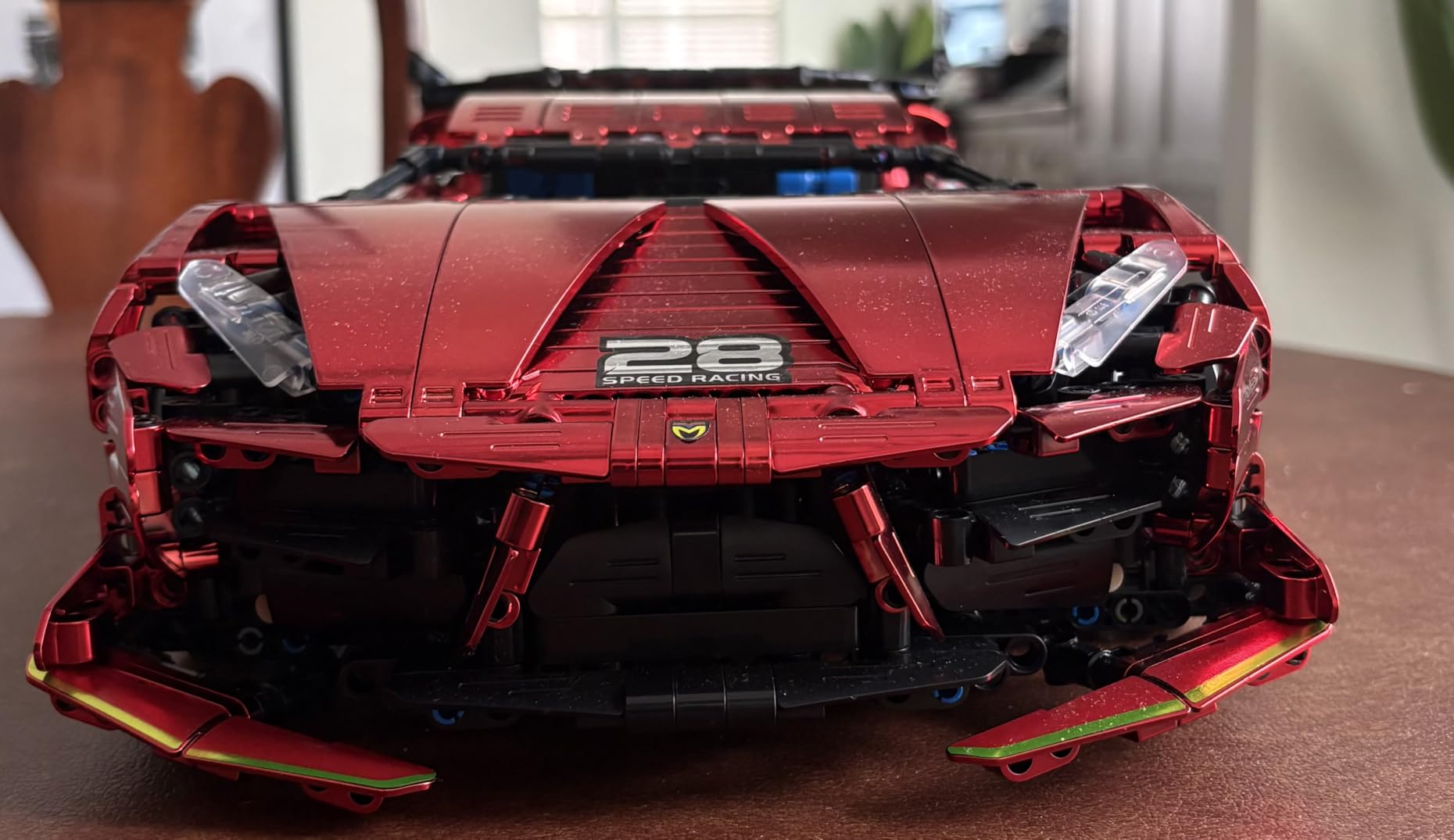 OWNONE 1 Super Car Building Kits - with Easy Drifting Wheels, Remote Control Function, Electric Gull-Wing Doors - Collectible 1:10 Scale Model Technique Car Building Blocks Set for Adults (2277 PCS) customer photo 1