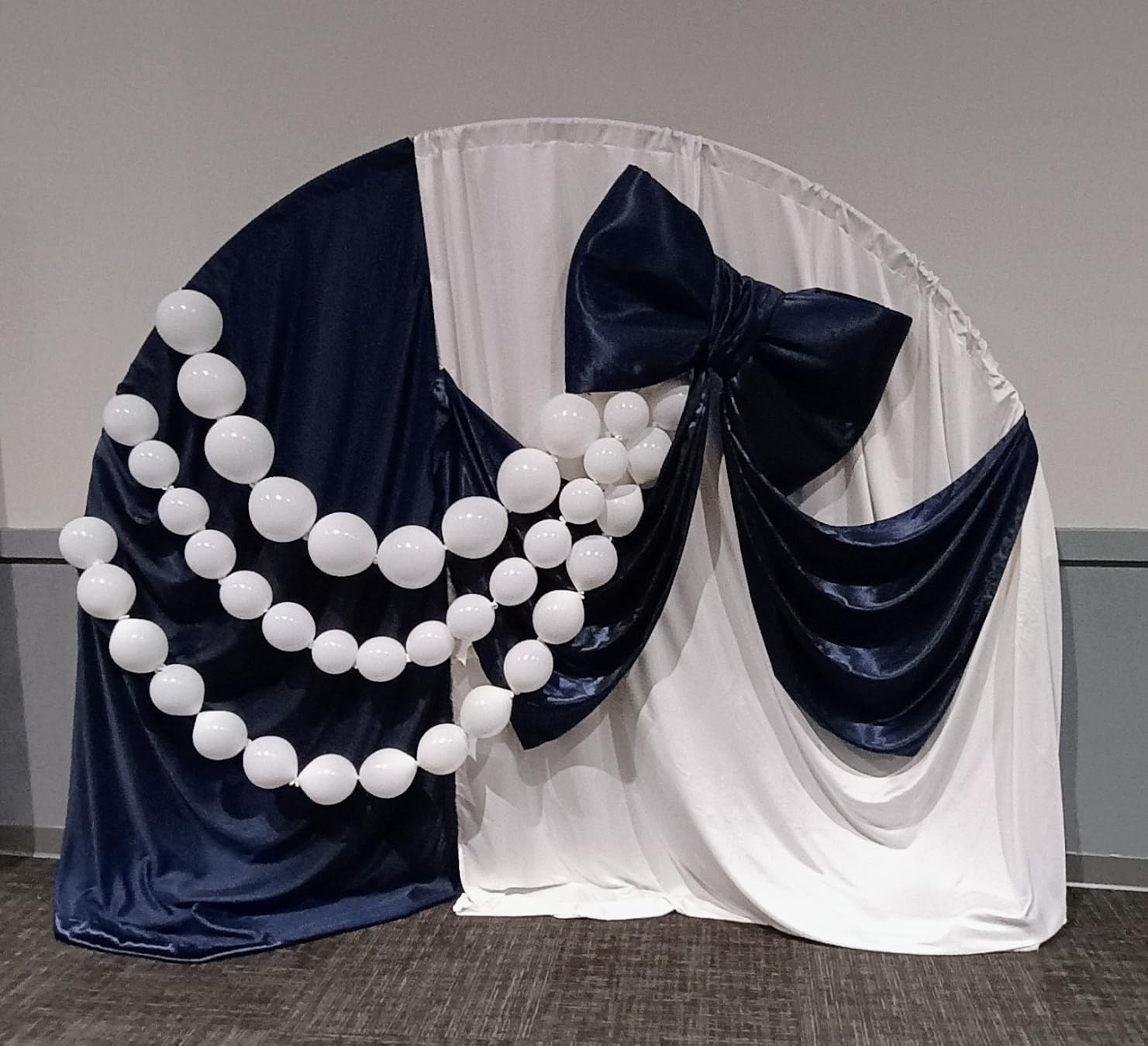 Round Backdrop Stand 8FT Gold Wedding Balloon Arch Stand, Metal Balloon Arch Circle Backdrop Stand for Birthday Party Wedding Bridal Shower customer photo 2