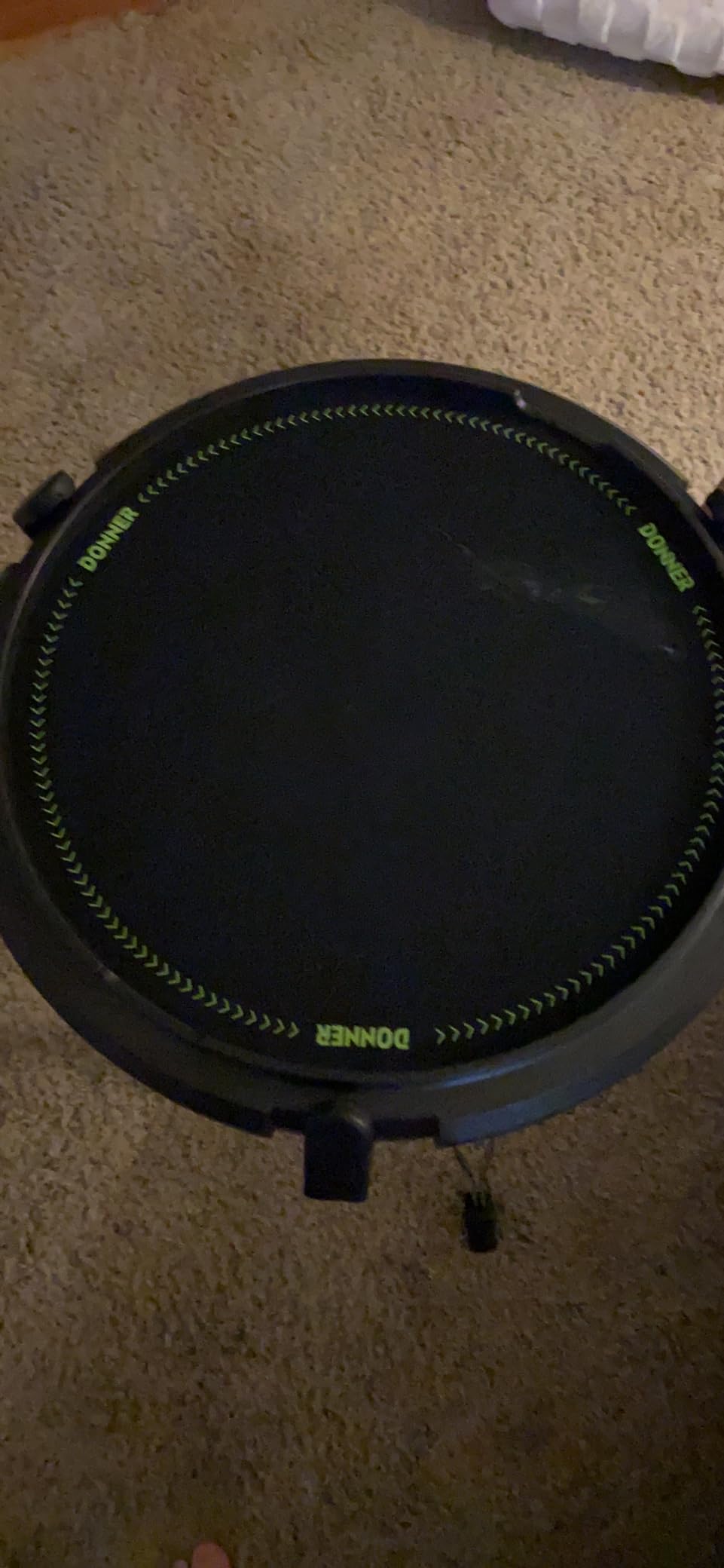 Drum Practice Pad 12 Inches, Donner Quiet Drum Pad with Removable Snare Simulation Built-in 800 Steel Balls, Drum Sticks, 40 Standard Rudiments(Black) customer photo 1