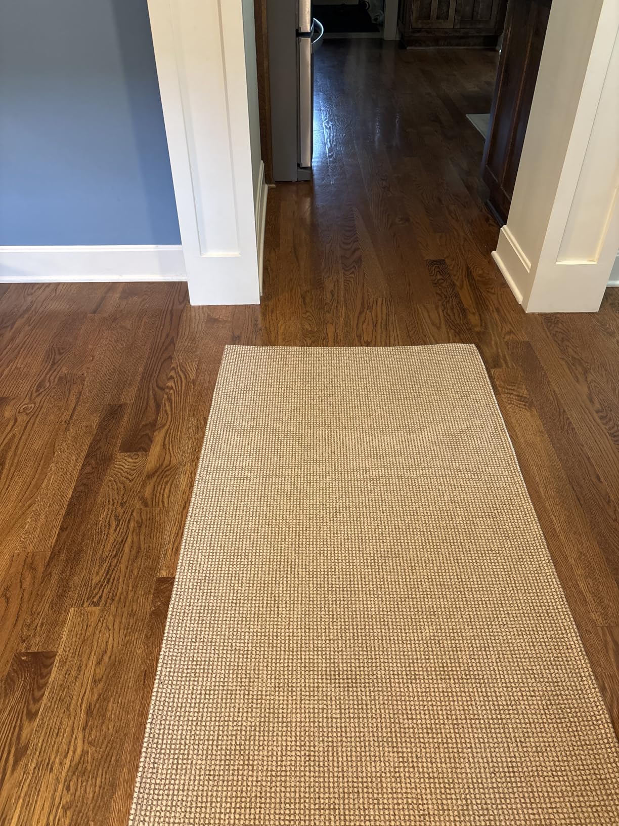 KOZYFLY Boho Runners for Hallways 2x6 ft Washable Kitchen Runner Non Slip Rubber Backed Hall Runners Cotton Entryway Runner Rugs for Indoor Backdoor Bedroom Kitchen, Orange Beige/Tan/Brown customer photo 2