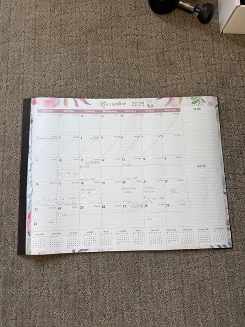 Gannyfer Desk Calendar 2026-2027 - 18 Month Large Desk Calendar 2026, Use from July 2026 to Dec 2027, 22