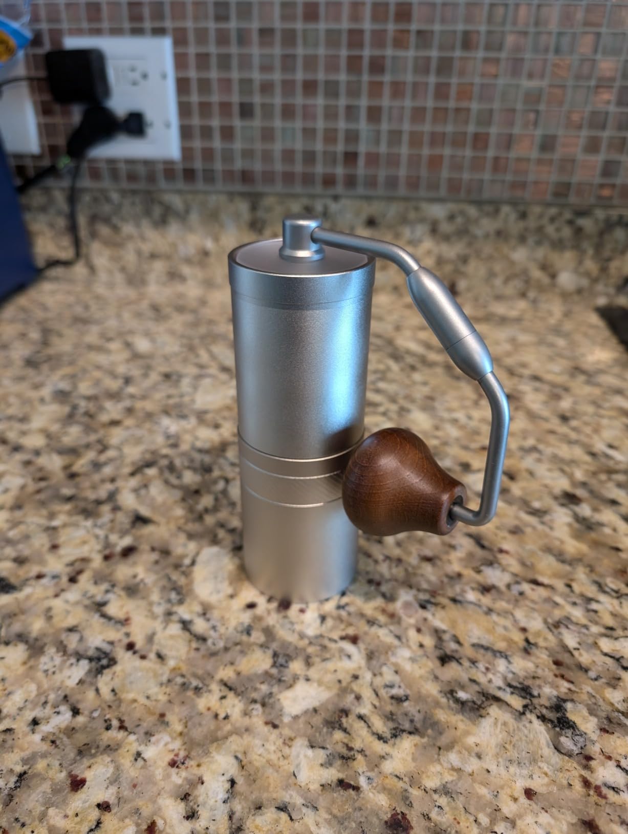1Zpresso J-Max Manual Coffee Grinder Silver with Assembly Stainless Steel Conical Burr - Numerical Internal Adjustable Setting for Pour Over French Press Cold Brew customer photo 1
