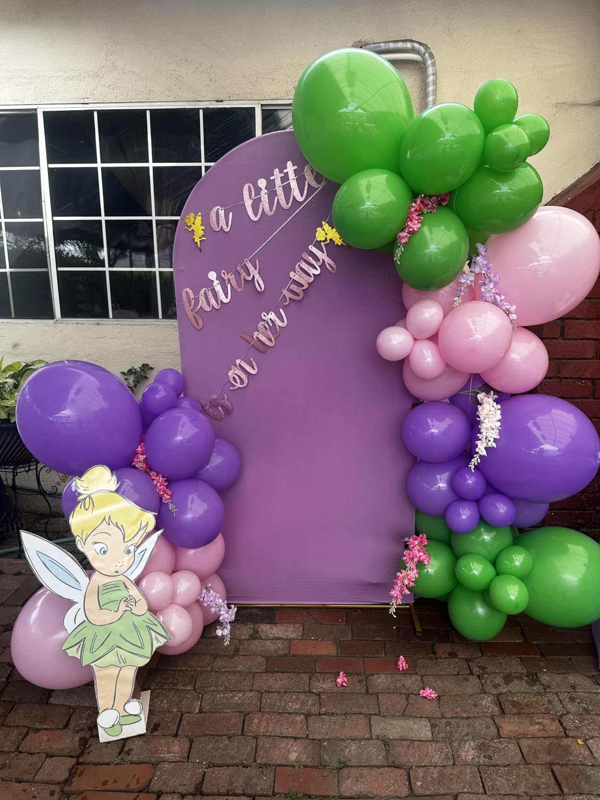 Vincidern 6.6 FT Wedding Arch Backdrop Stand for Party, Balloon Arch Stand, Wedding Arches for Ceremony, Metal Arch Backdrop Stand for Baby Showers, Birthday Party customer photo 1