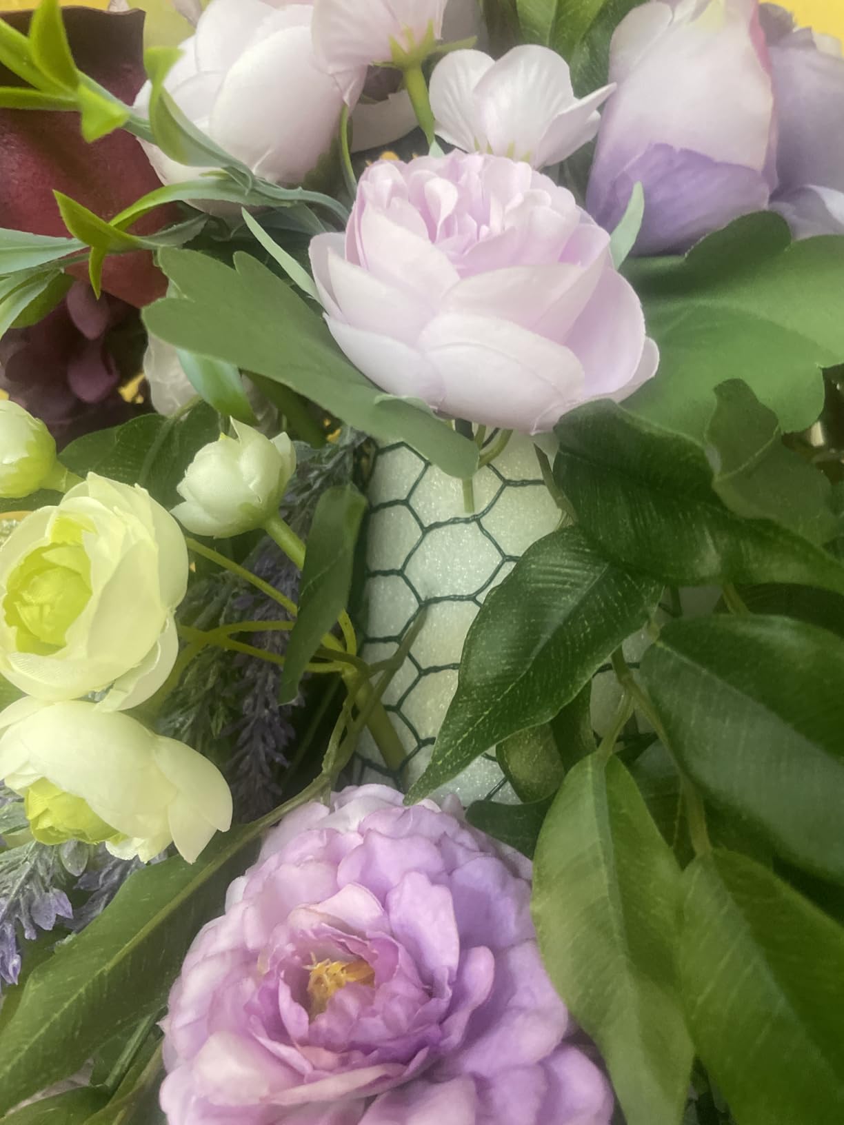 Floral Wire Netting, 4 x 118 Inch Mesh Netting with Plier, Protect Plant & Decorate Flower Arch, DIY Craft customer photo 2