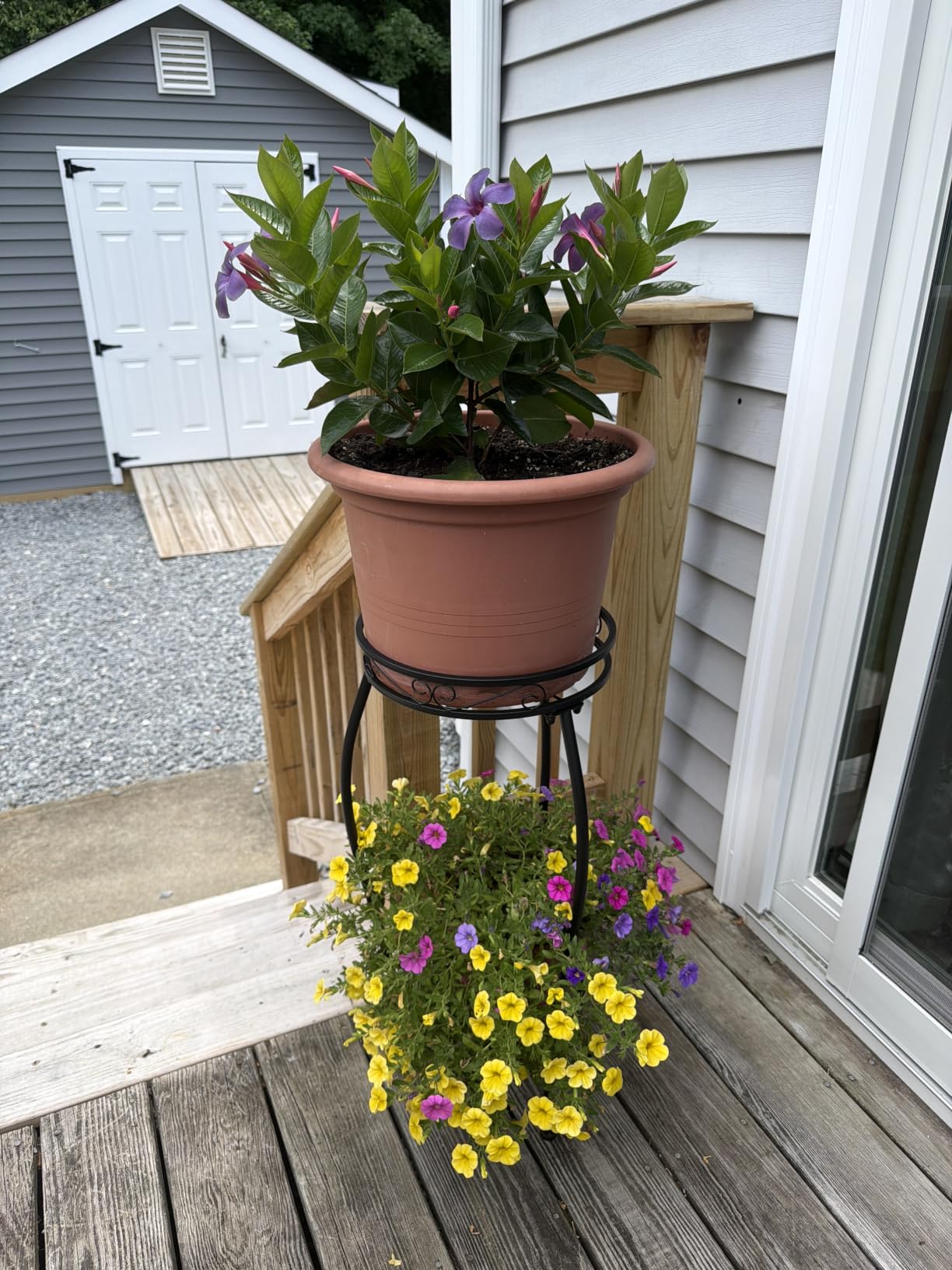 Plant Stand Indoor Outdoor 2 Tier 27