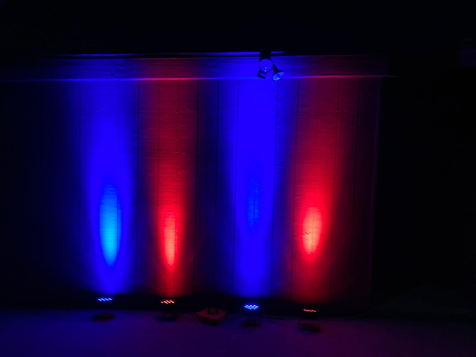 36W 36LEDs RGB Stage Par Lights by Remote DMX Control - 4Pack | Corded Electric, Sound Activated Multi Modes, Uplights for Events DJ Music Dance Party Wedding Church Bar Club customer photo 1