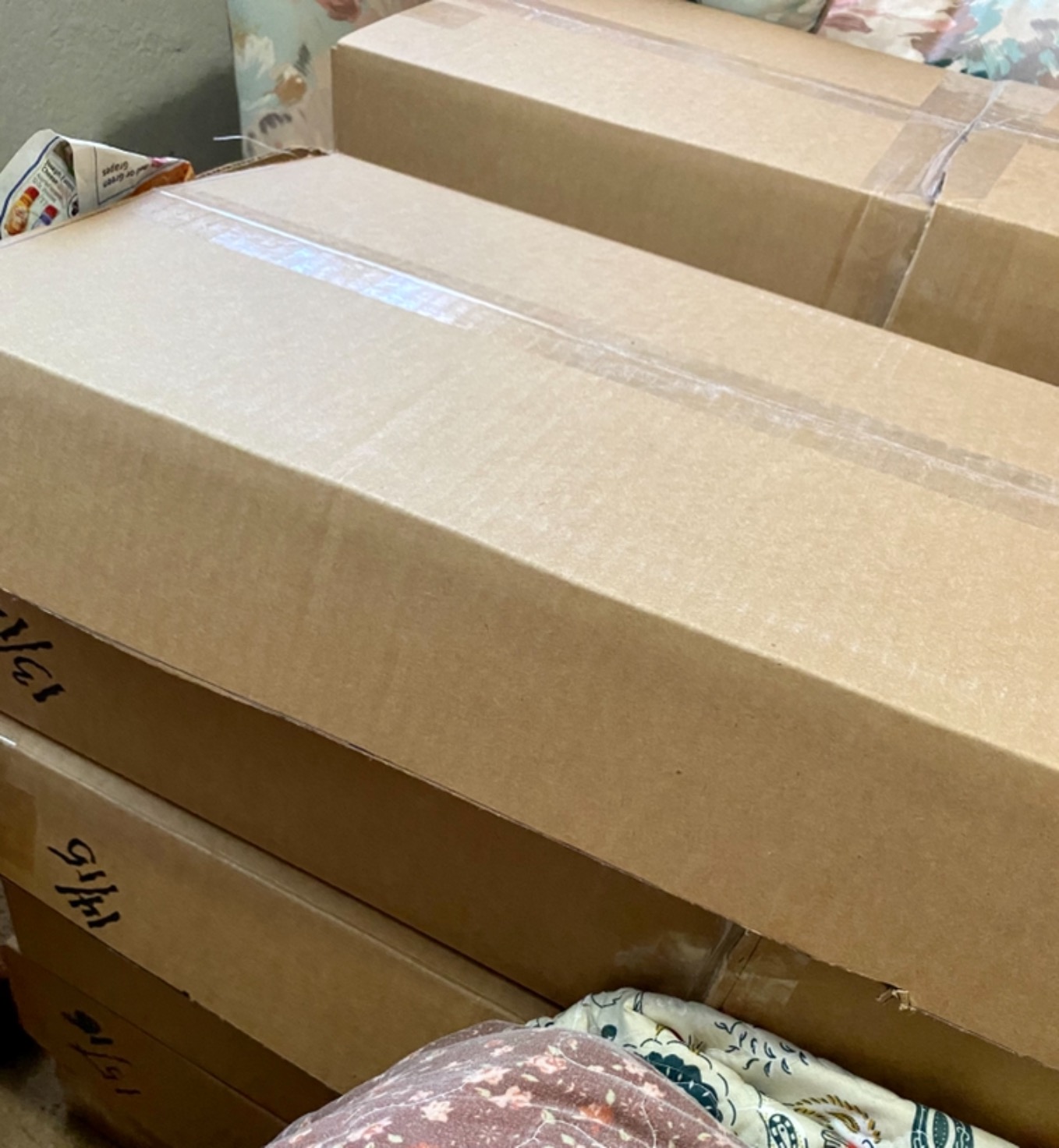 Tall Moving & Shipping Boxes 4 x 4 x 30 inches (5-Pack) by IDL Packaging customer photo 1