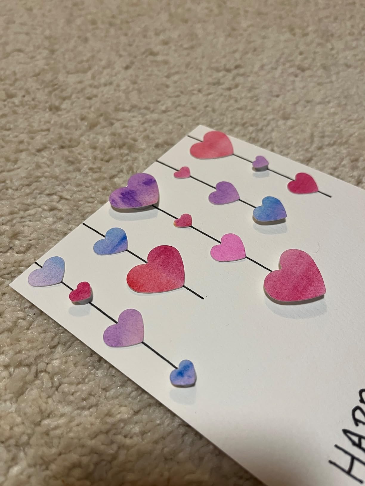 3PCS Pink Heart Shape Hole Punch Set, High Precision Design, Paper Punches for Romantic Heart Patterns for Wedding, Greeting Cards, DIY Albums, Handmade Scrapbooking Supplies customer photo 1