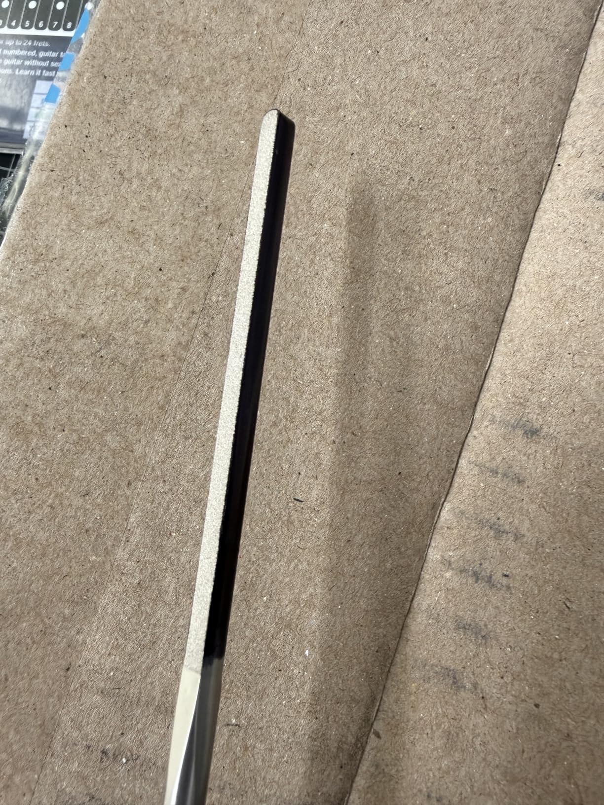 MusicNomad MN830 Diamond Coated Guitar Fret End Dressing File (E-File), Luthier & Tech Tool for Fret Sprout, Sharp Ends & Deburring customer photo 1