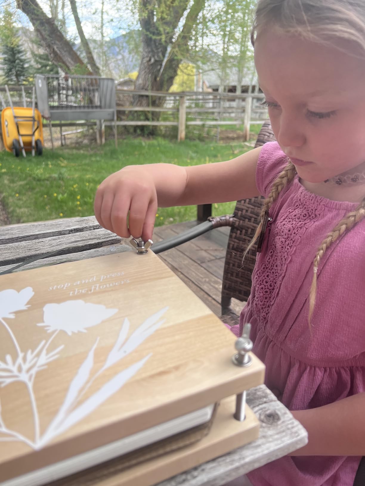 Flower Press Kit | Durable Hardwood 8x10in - Flower Preserving Kit Up to 8 layers customer photo 1