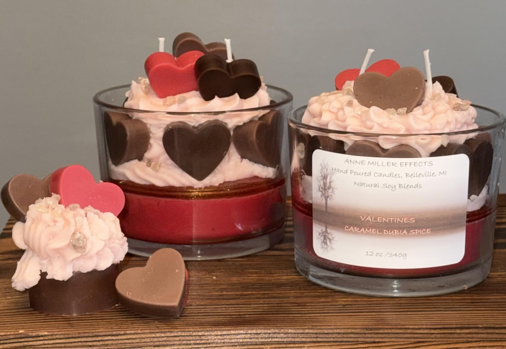 CONNOO 8 Pack 12 OZ Clear Glass Wide Mouth Candle Jars with Airtight Bamboo Lids customer photo 2